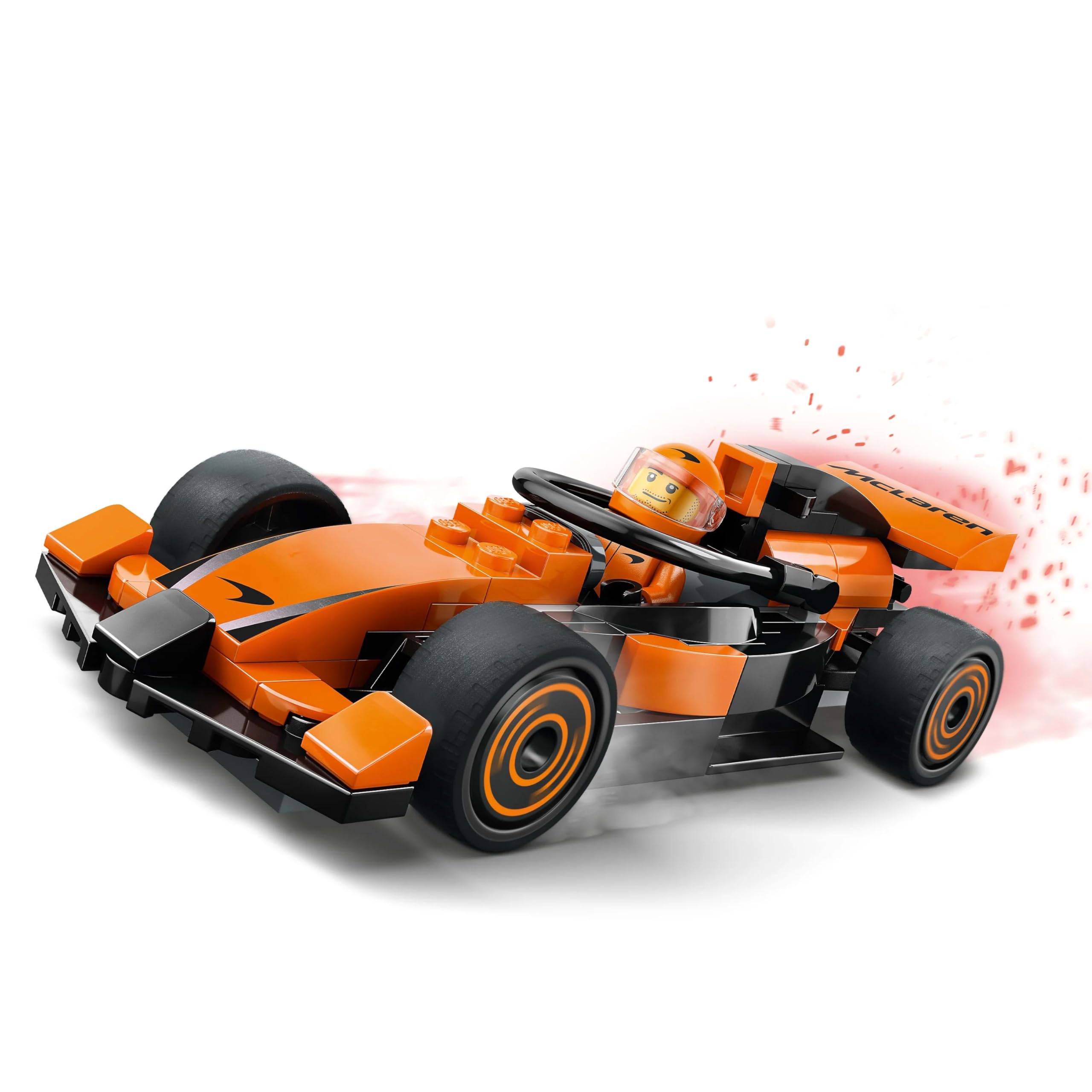 LEGO City F1 Driver with McLaren Race Car - Building Playset for Ages 6+