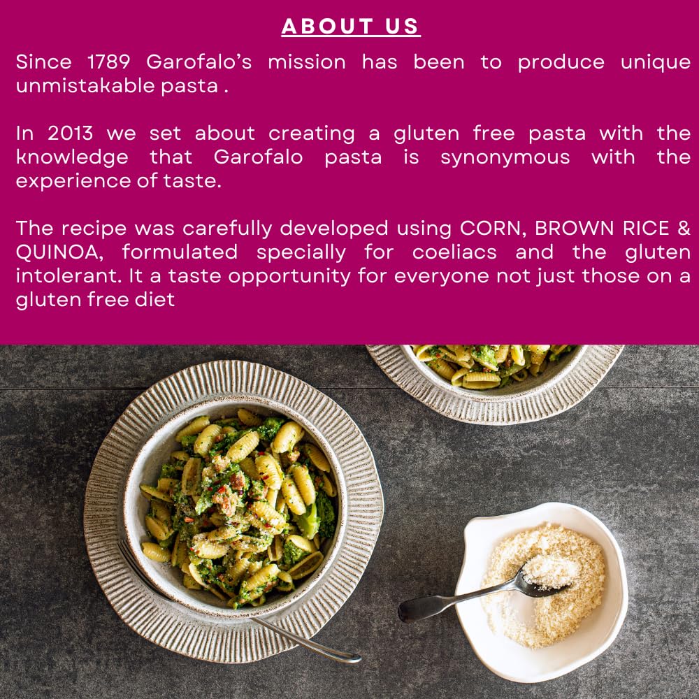 Garofalo Gluten Free Gnocchi Sardi Shell Pasta, 400g 4