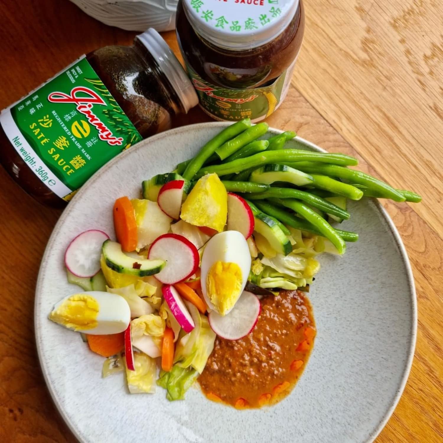Jimmy's Saté Sauce 226g – Erdnusssauce mit orientalischen Kräutern &amp; Gewürzen 3