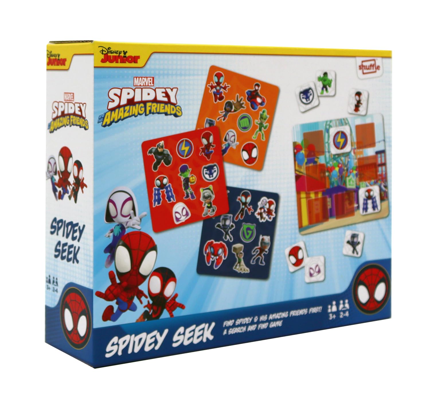 SHUFFLE Spidey and His Amazing Friends Seek and Find Board Game 5