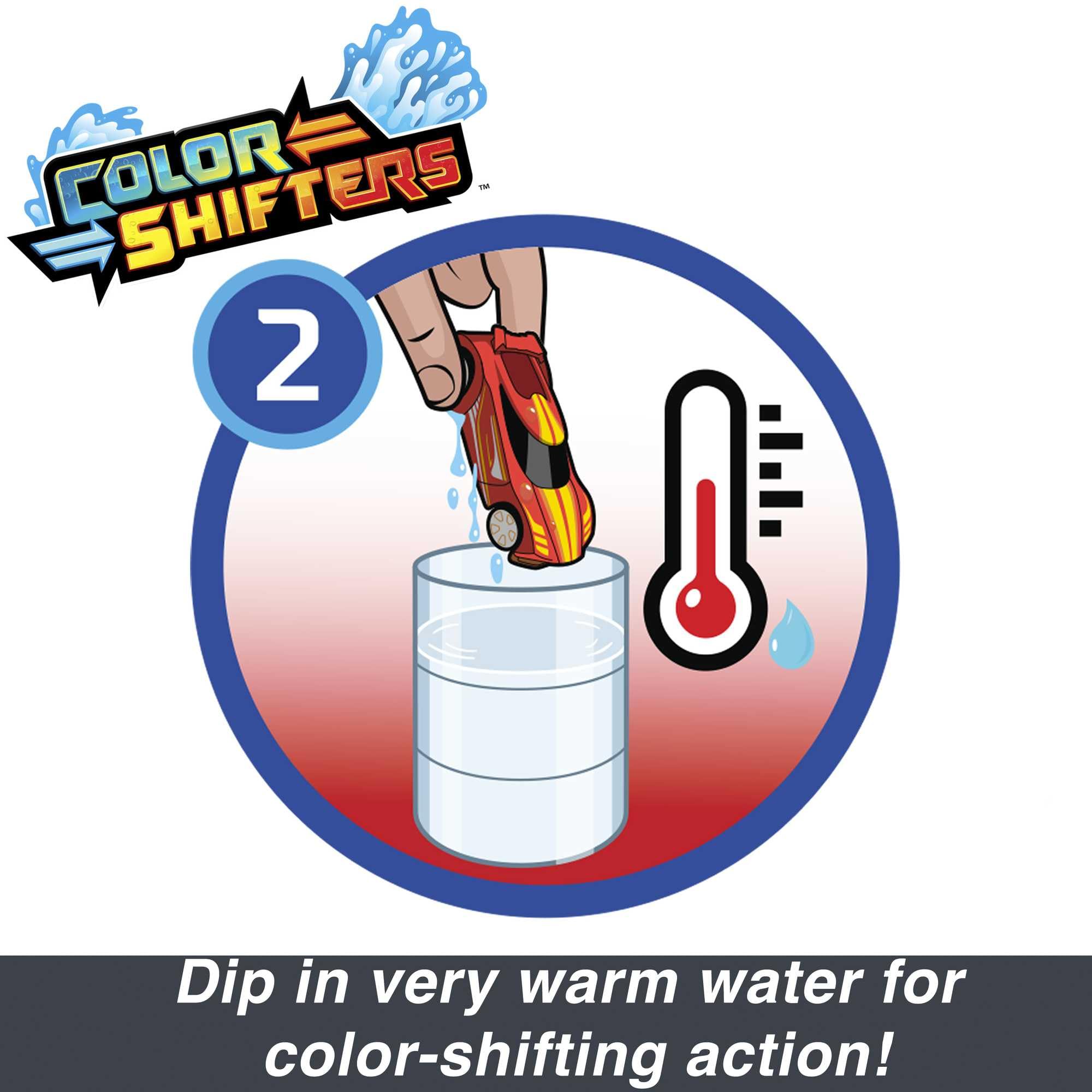 Hot Wheels Color Reveal 2-Pack - 1:64 Scale Toy Cars with 3 Transformations, Ages 3+ 5