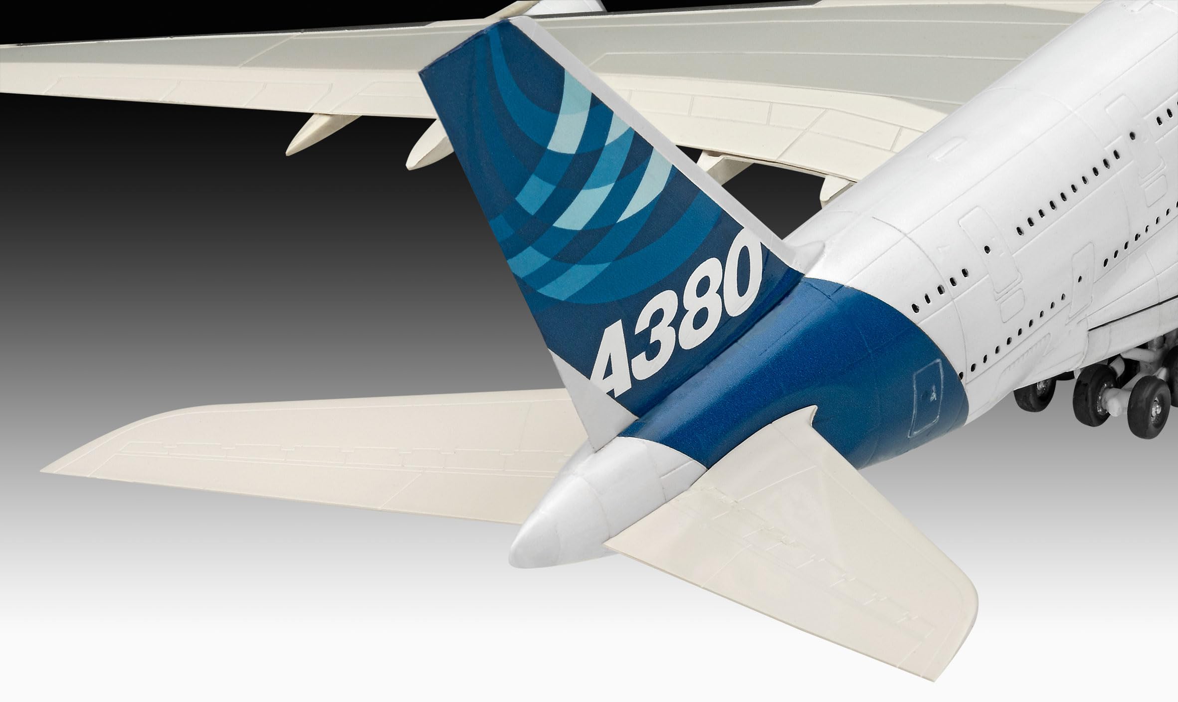Revell 03808 Airbus A380-800 Model Kit - 1:288 Scale Plastic Aircraft Building Kit for Ages 10+ 12
