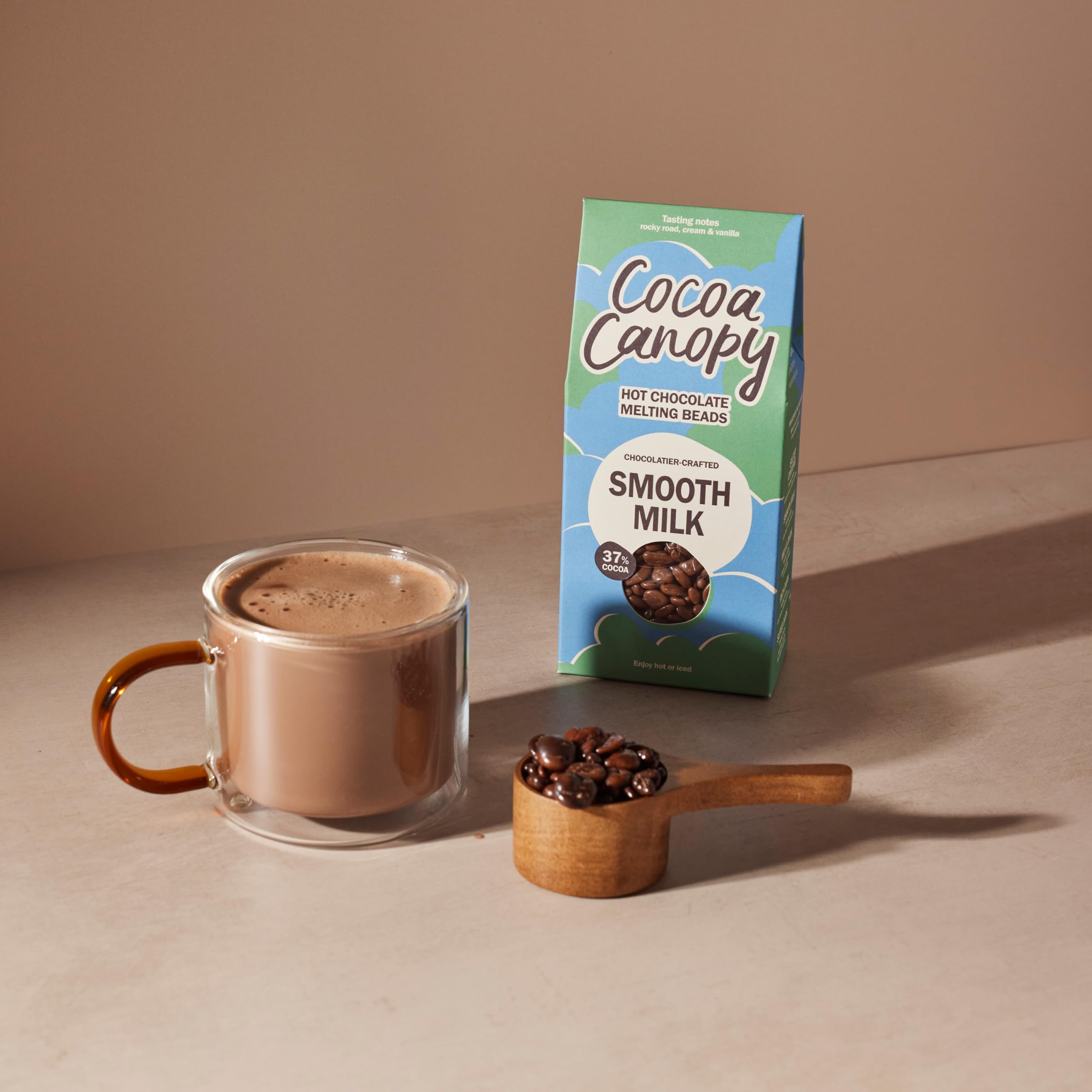 Cocoa Canopy - Smooth Milk Hot Chocolate Melting Beads - 300g 3