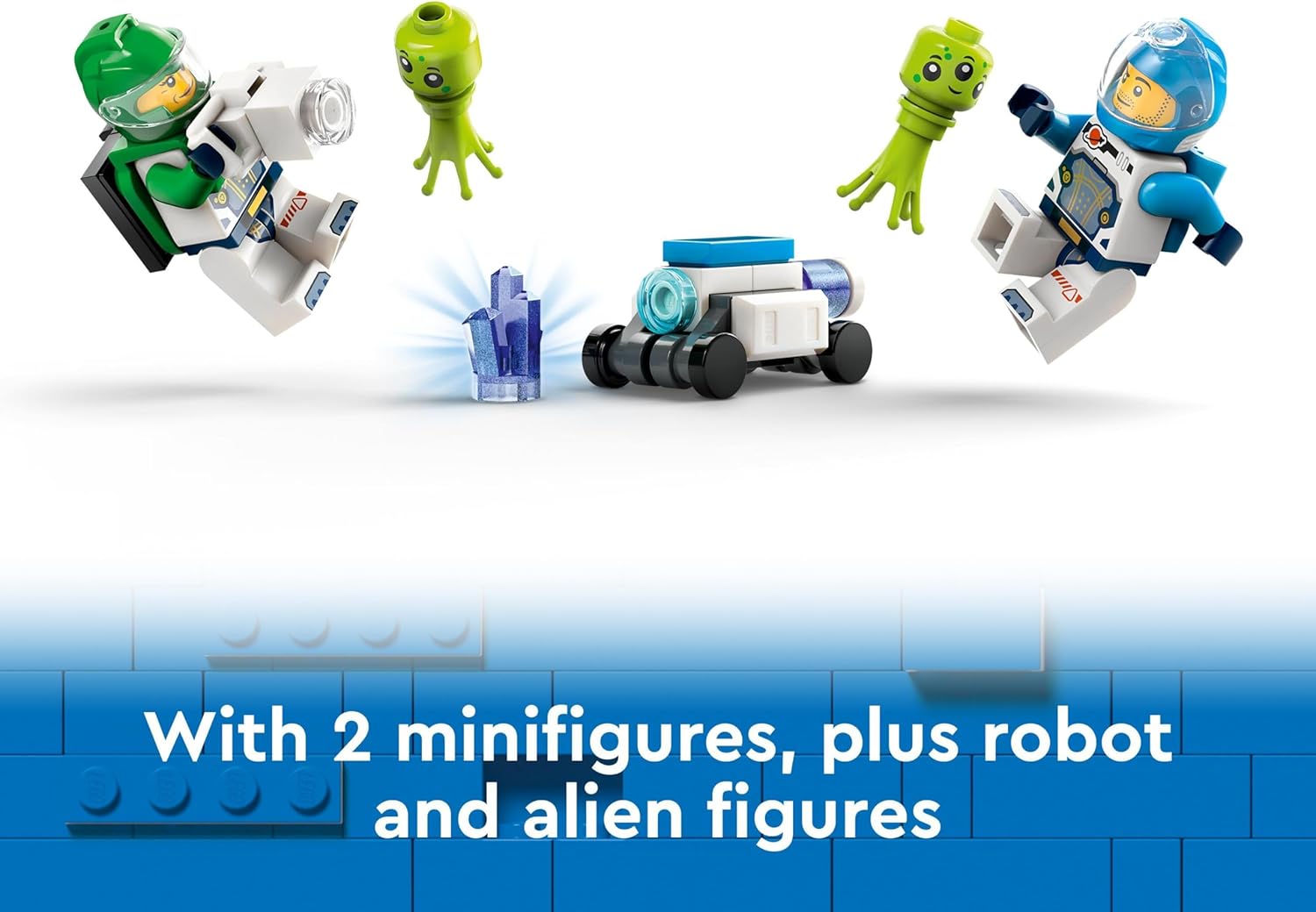 LEGO City Space Explorer Rover and Alien Life Building Set - 311-Piece Playset for Ages 6+