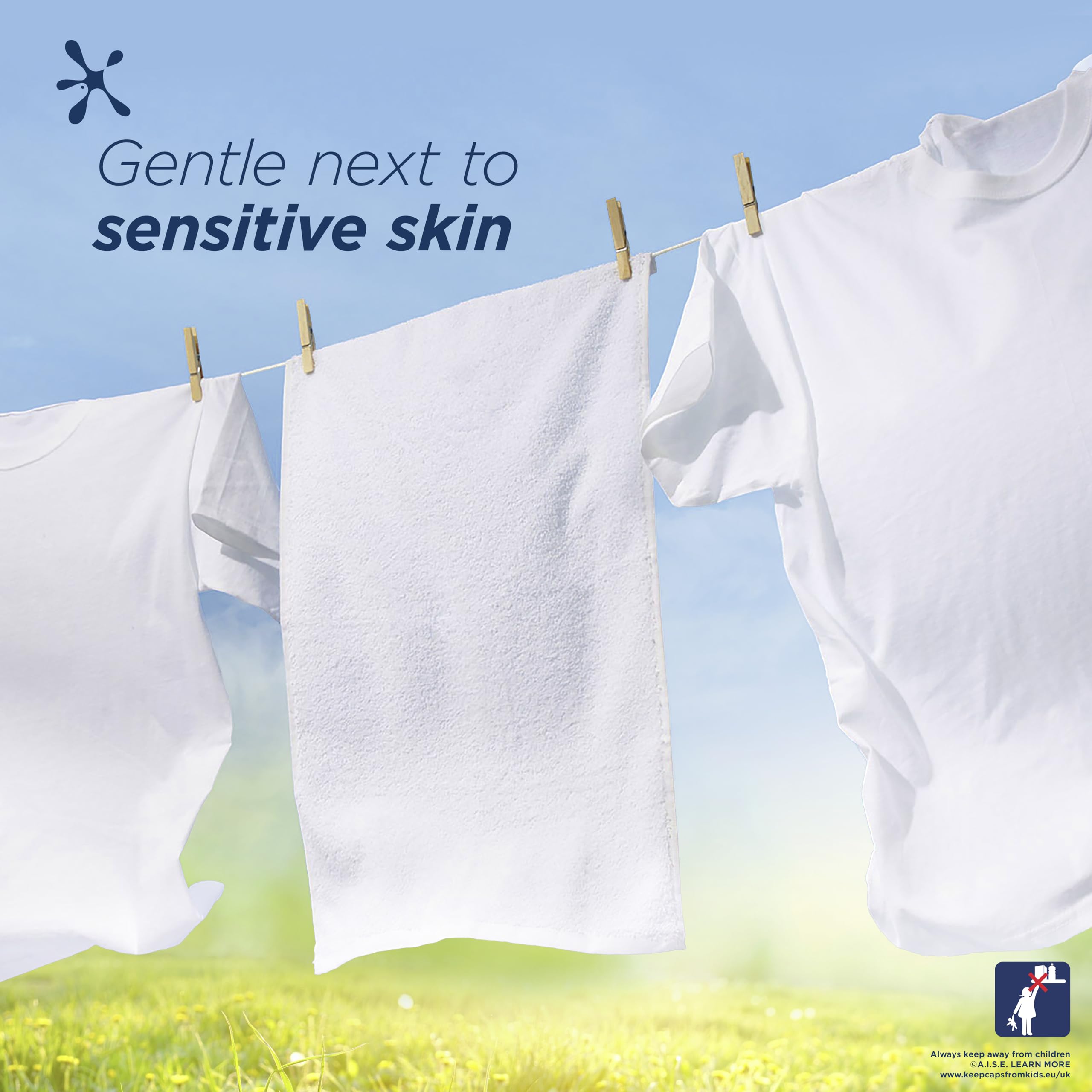 Persil - Non Bio 3 in 1 Washing Capsules Laundry Detergent 8