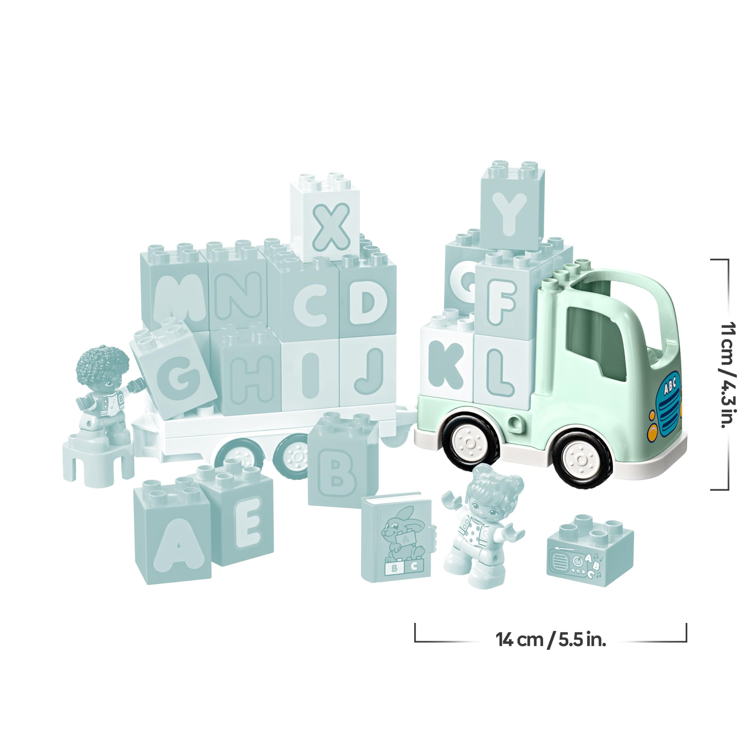 LEGO DUPLO Town Alphabet Truck Toy - Educational Building Playset for Toddlers 2+ 9