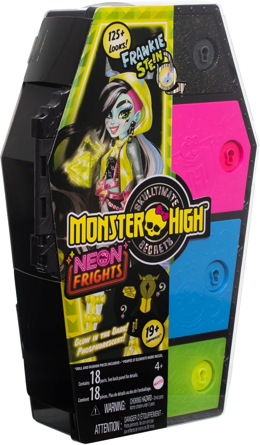 Monster High Skulltimate Secrets Abbey Bominable Doll & Closet Playset - 18-Piece Mystery Reveal Set 6