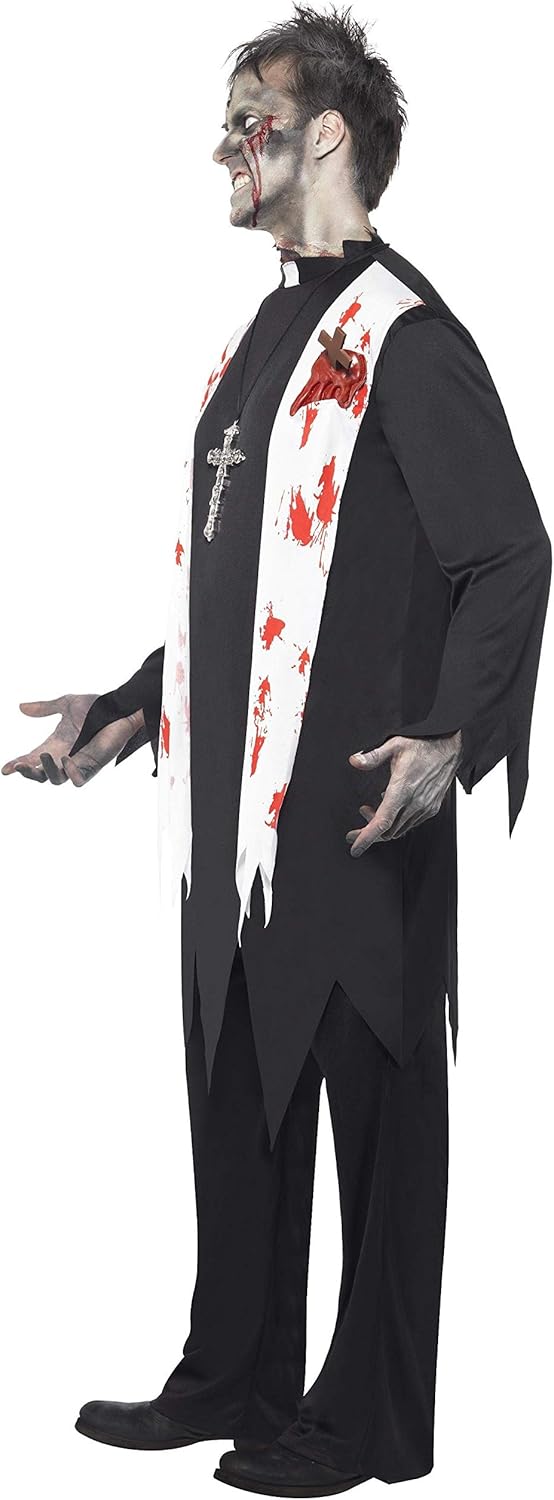 Smiffys Zombie Priest Costume - Adult Men's Size L 6