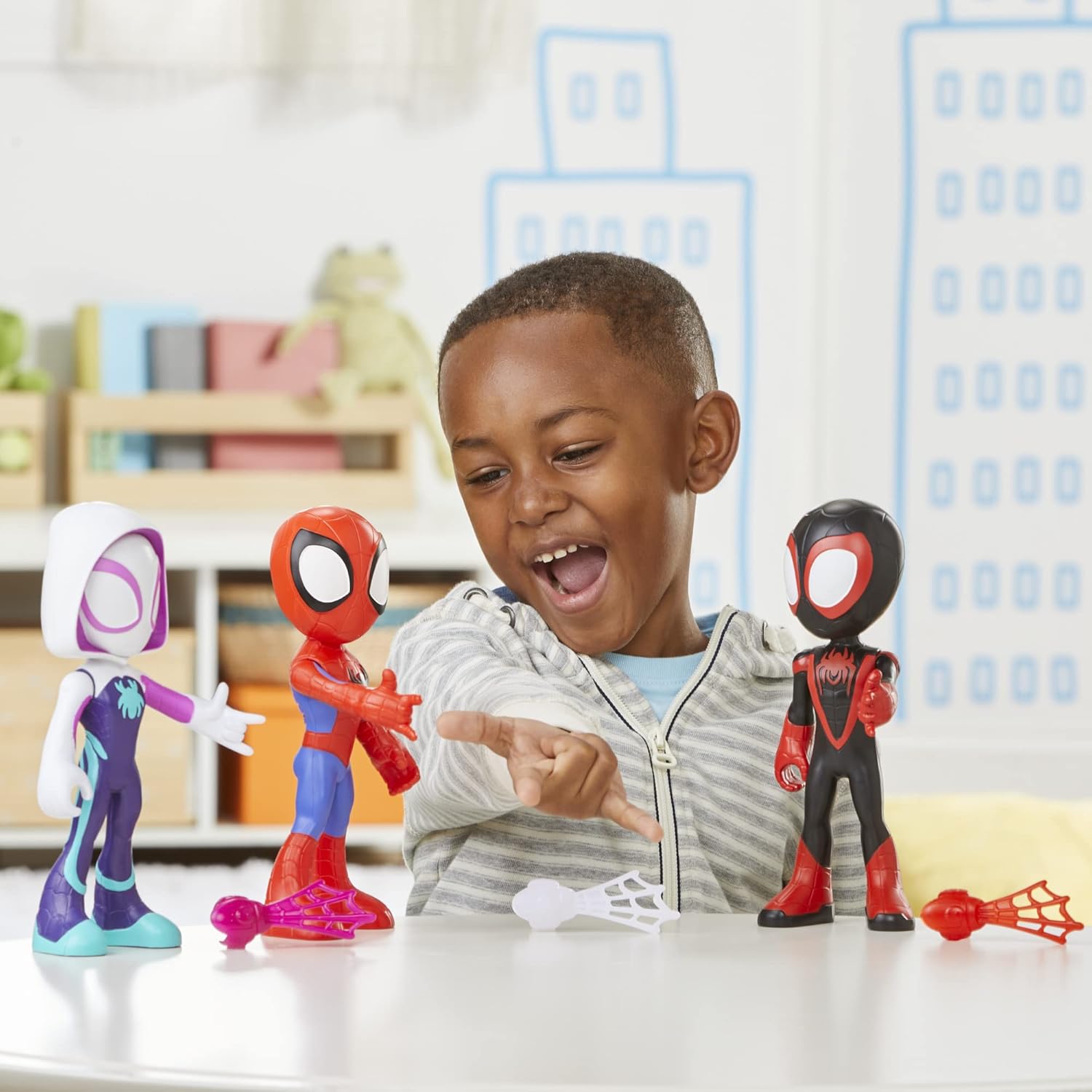 Marvel Spidey and His Amazing Friends Supersized Hero 22.5-cm Action Figures 3-Pack - Ages 3+ 7