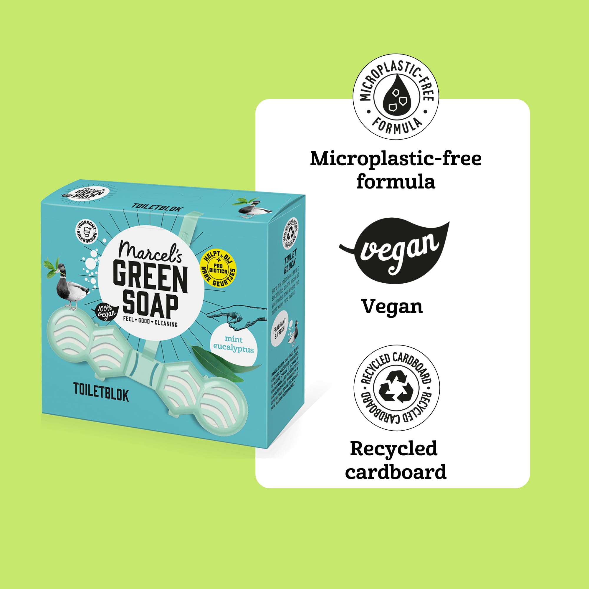 Marcel's Green Soap - Toilettenstein mit Minze und Eukalyptus 4