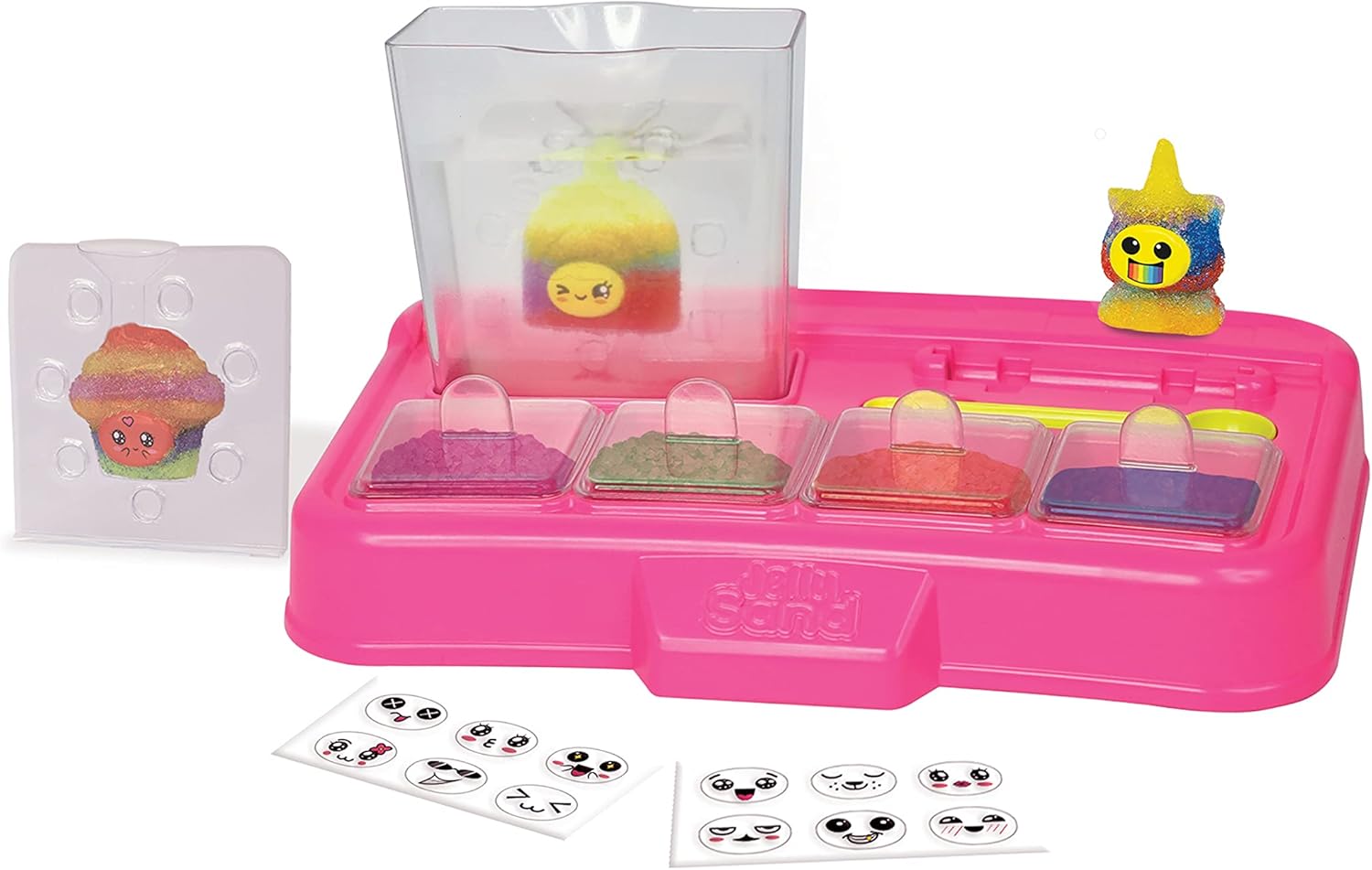 Jelly Sand Super Studio - Create Adorable Characters with Colorful Sand Art Kit 7