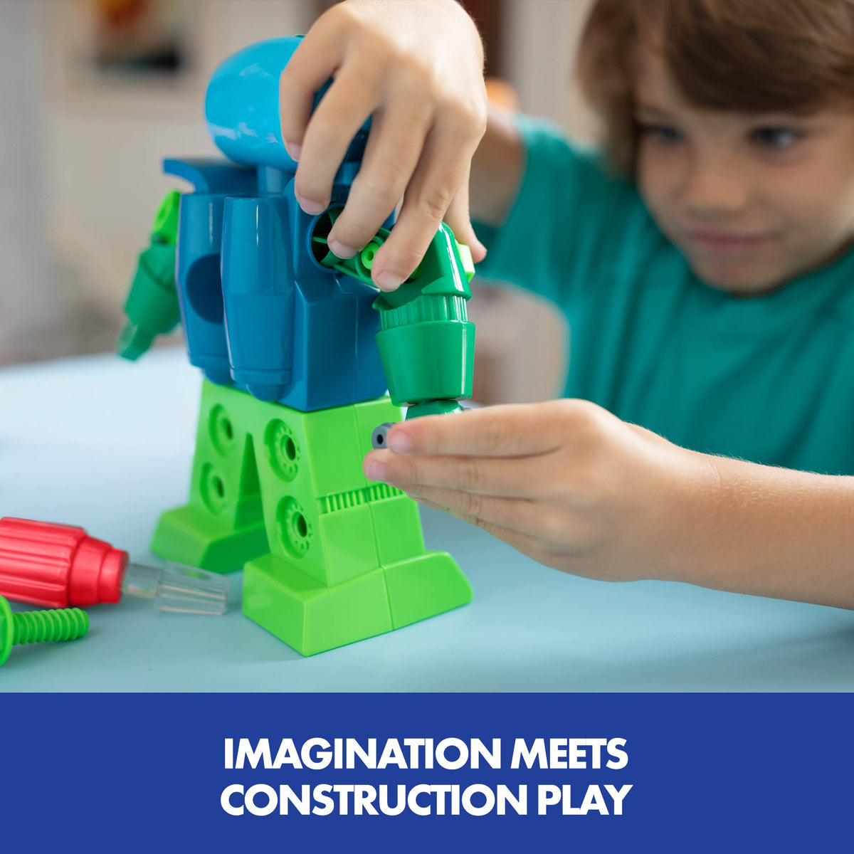 Educational Insights Design & Drill Robot Building Set - STEM Learning, Fine Motor Skills | Ages 3+ 3