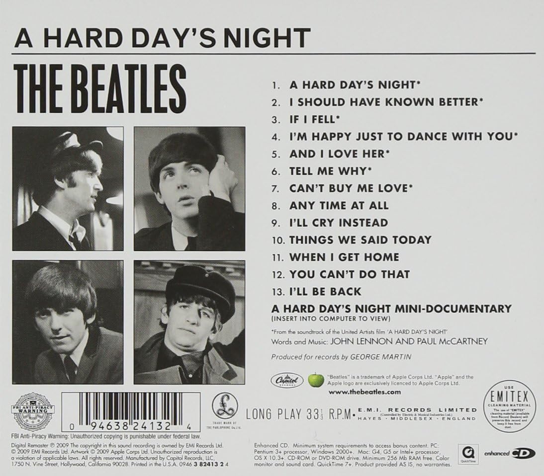 The Beatles - A Hard Day's Night [Audio CD]