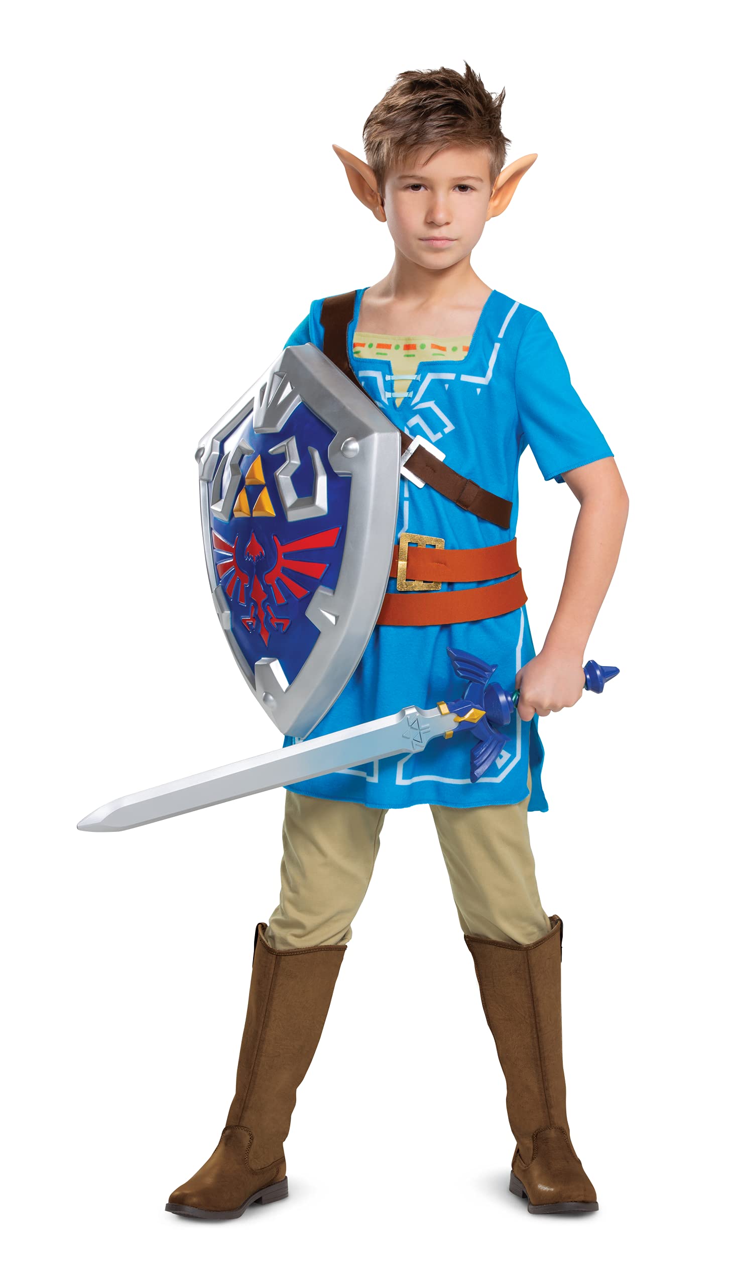 The Legend of Zelda - Link Costume for Kids, Breath of the Wild Inspired by Disguise 5