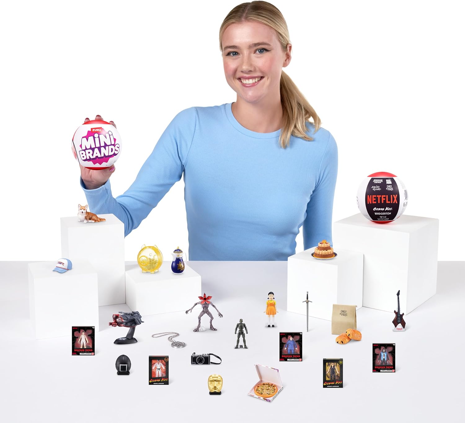 Mini Brands Netflix Capsule by ZURU - Surprise Collectible Minis from Stranger Things, Squid Game & Bridgerton 6