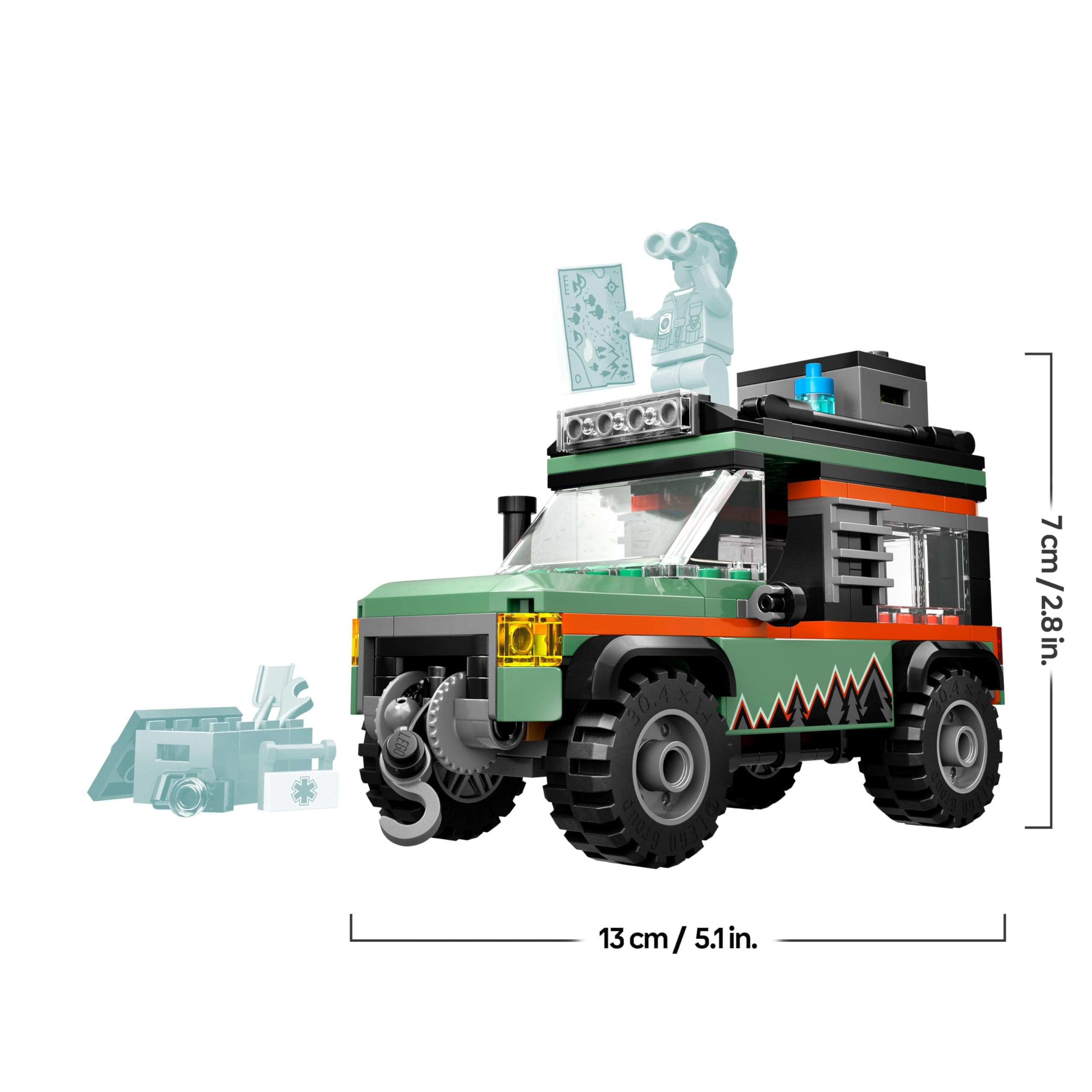 LEGO City Off-Road 4x4 Mountain Truck Toy Set 60447 | Ages 6+ | 2025 Release 7
