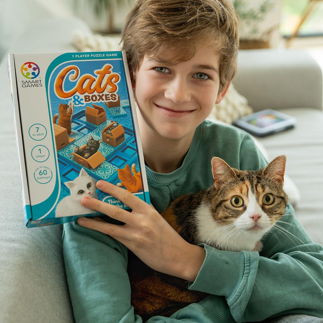SmartGames Cats & Boxes Puzzle Game with 60 Challenges for 7+ Years 7