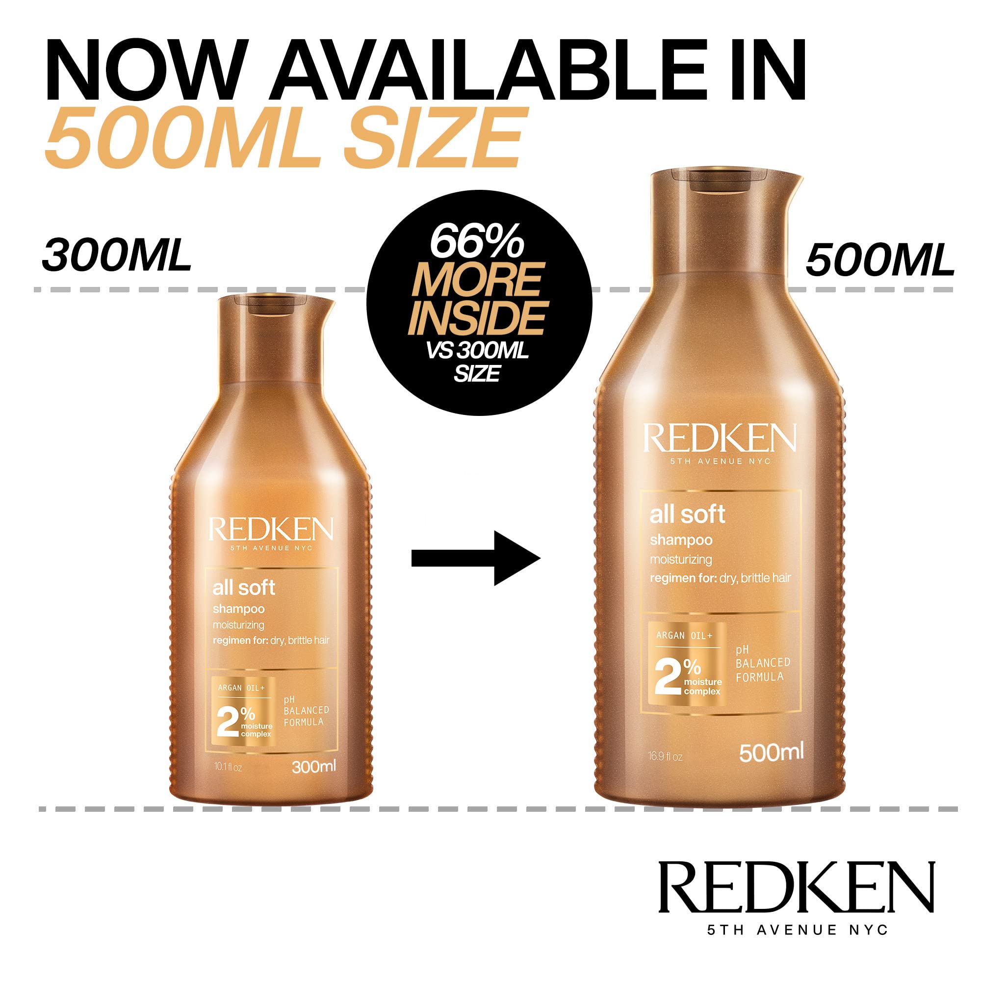 Redken All Soft Conditioner for Dry Hair with Argan Oil - 500ml 4