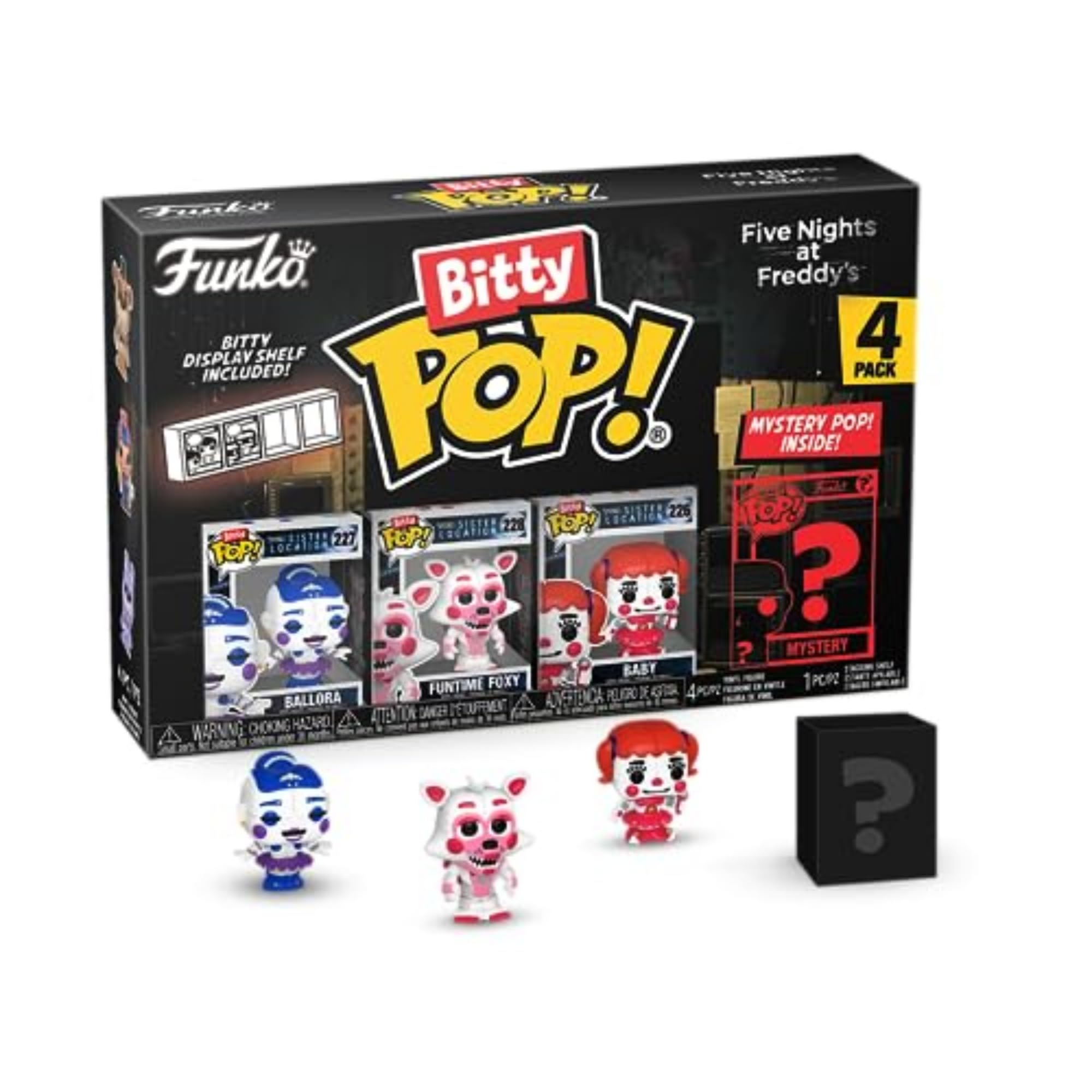 Funko Bitty POP! Five Nights At Freddy's Ballora & Mystery Mini Pack | 0.9-inch Vinyl Figures
