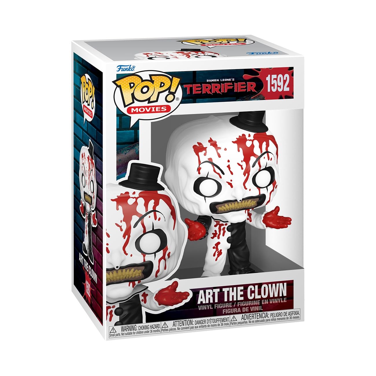 Funko Pop! Movies: Terrifier 2 - Art the Clown (Bloody) Vinyl Figure | 3.75 in