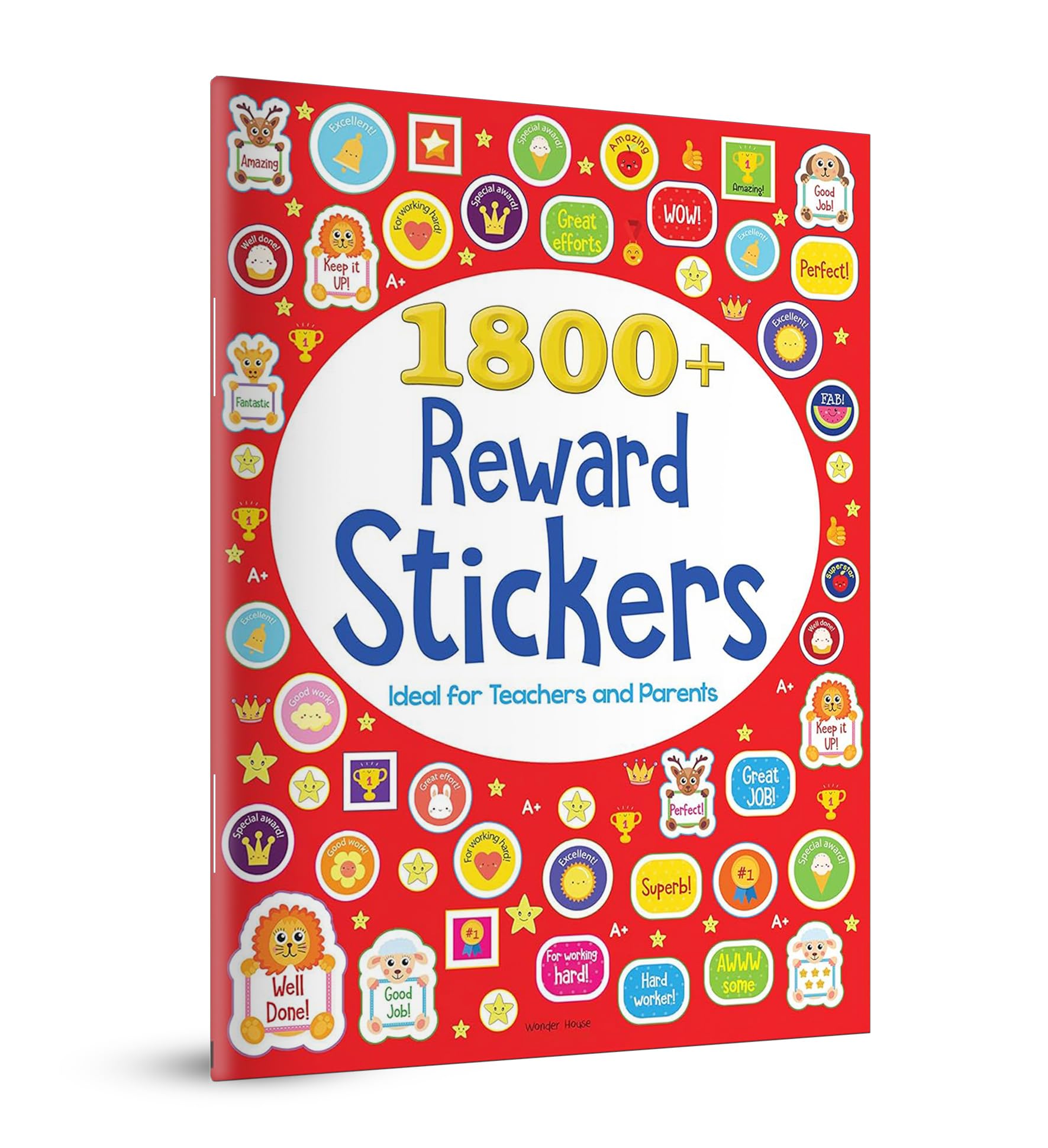 Wonder House 1800+ Reward Stickers Sticker Book - Ideal For Teachers And Parents | Paperback