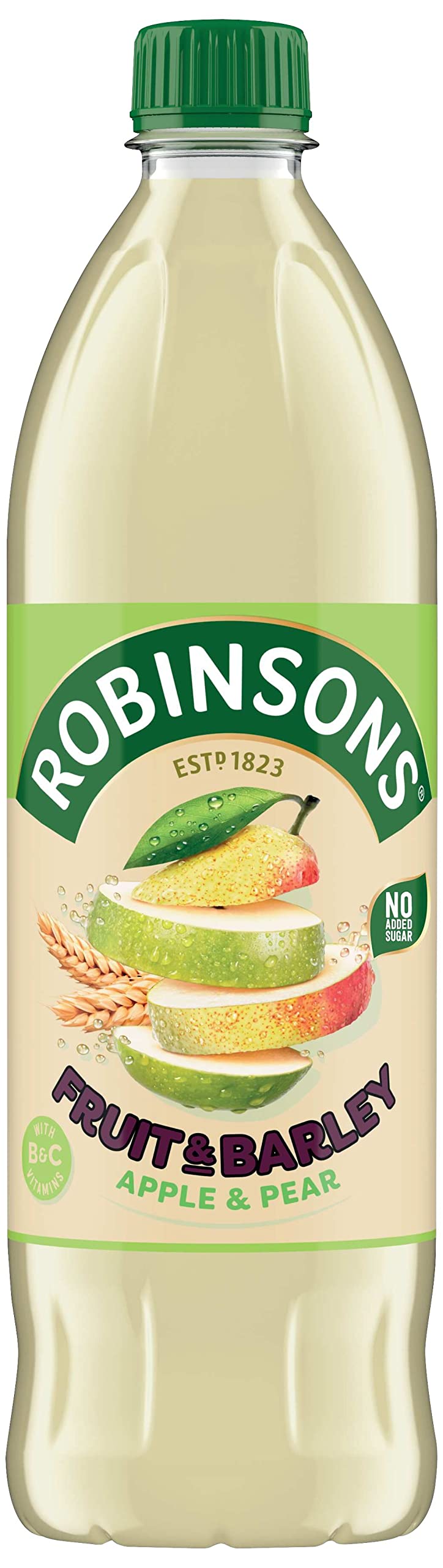Robinsons Fruit & Barley Apple & Pear Squash Concentrate | 1L Bottle | No Added Sugar