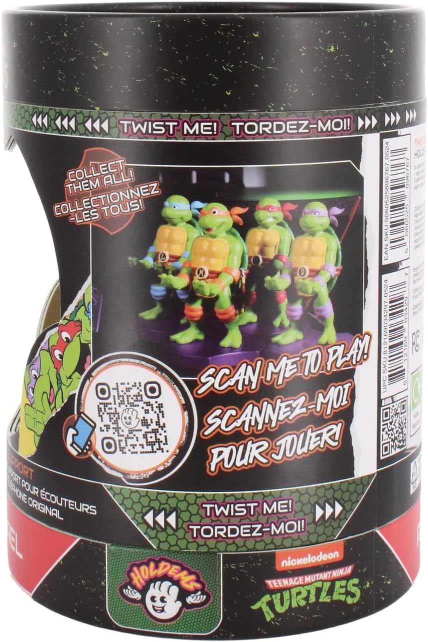 Teenage Mutant Ninja Turtles Raphael Mini Tech Holder – Cable Guys Minis Telefon- und Ohrhörerständer 11