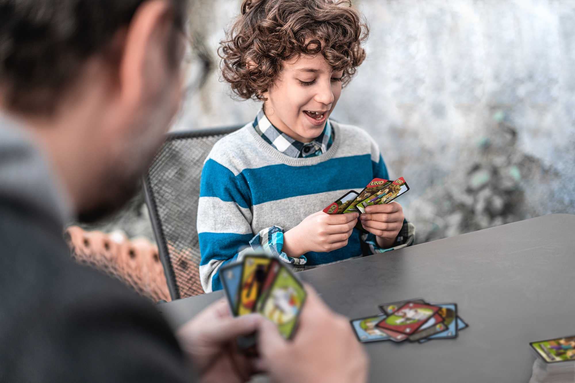 Mattel Games UNO Minecraft Card Game | 2-10 Players | Ages 7+ | Multicolor