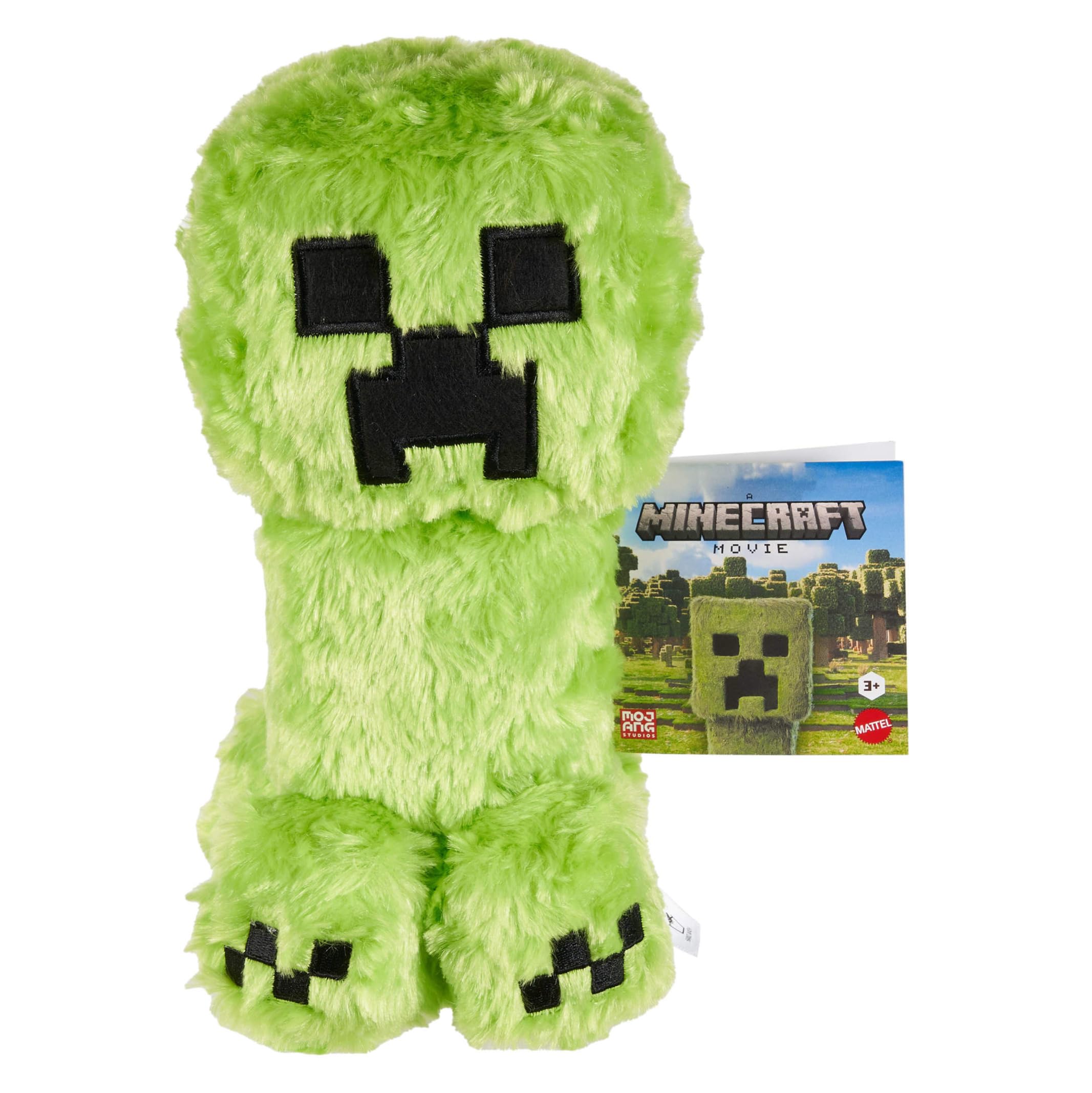 Mattel Minecraft Creeper Plush Toy - 8 Inch Soft Doll for Kids 3+ Years