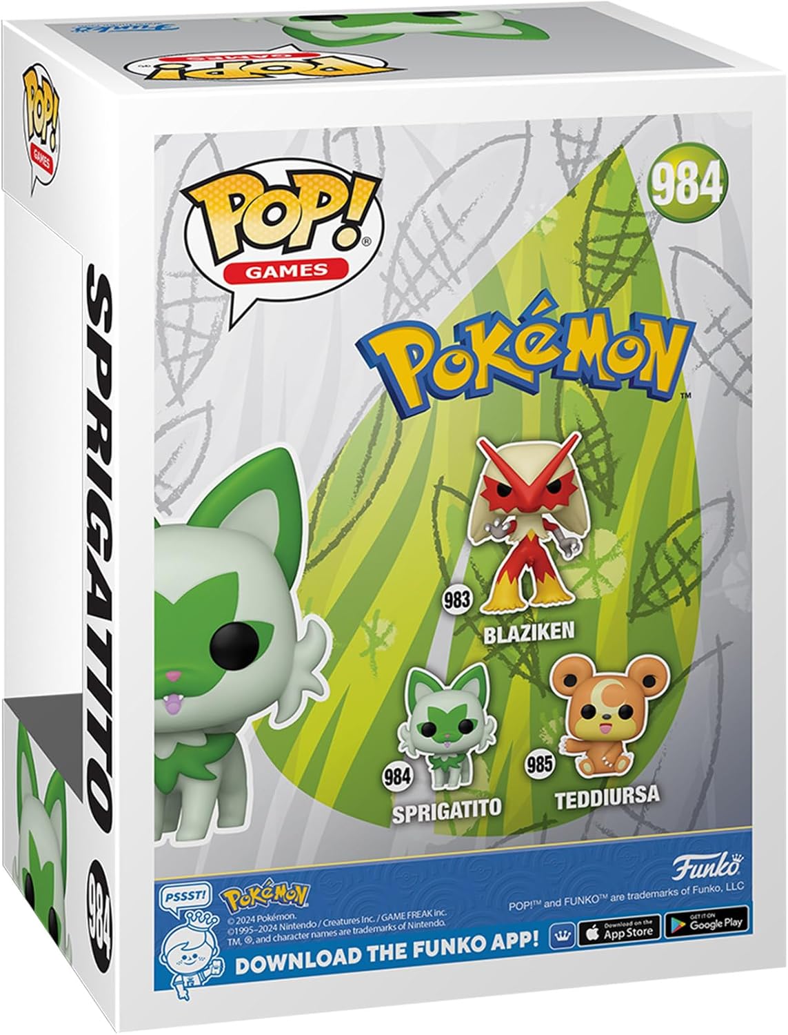 Funko Pop! Games: Pokémon - Sprigatito Vinyl Figure (75191) 6