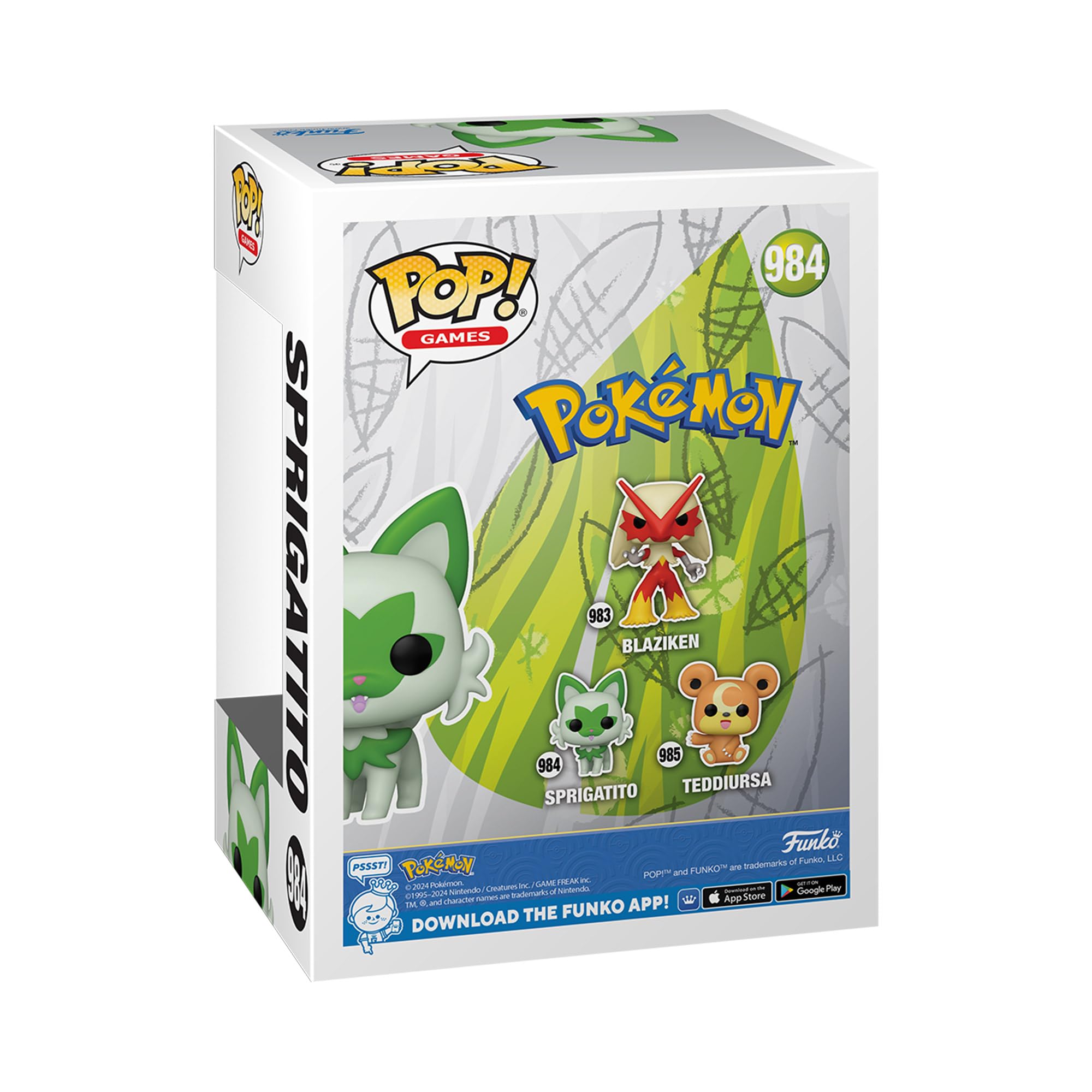Funko POP! Games: Pokemon - Sprigatito Vinyl Figure | 3.75 Inches | Model 75191 3