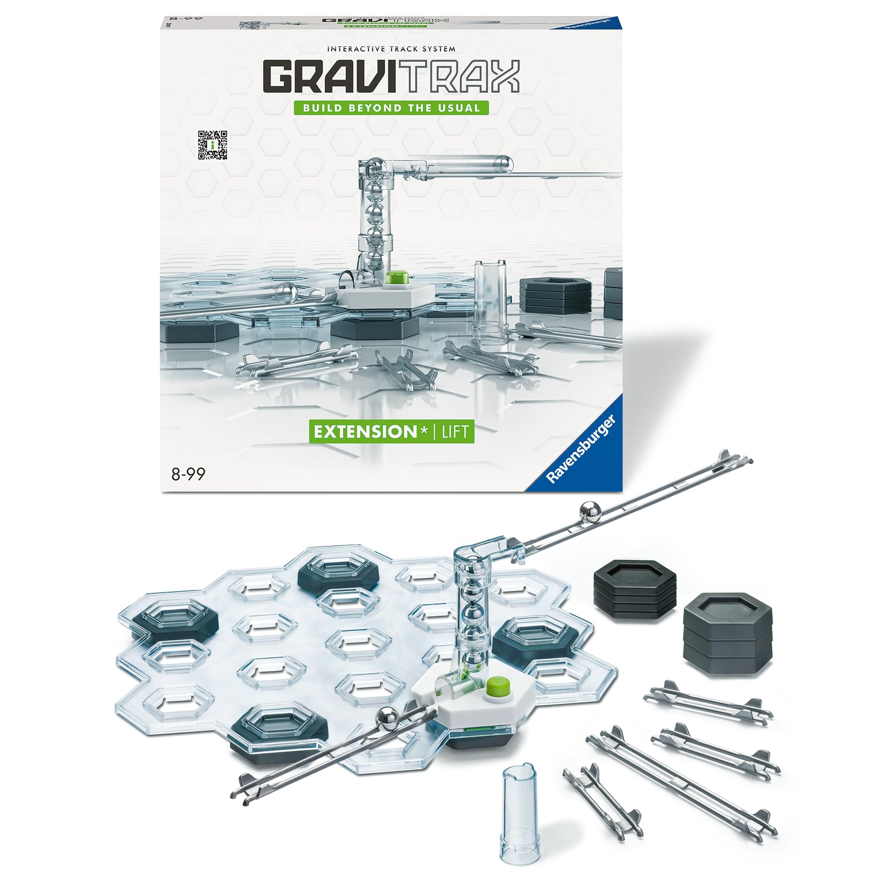 Ravensburger GraviTrax Lift Expansion Pack Add On Accessory for Marble Run | Ages 8+ | Model 22419