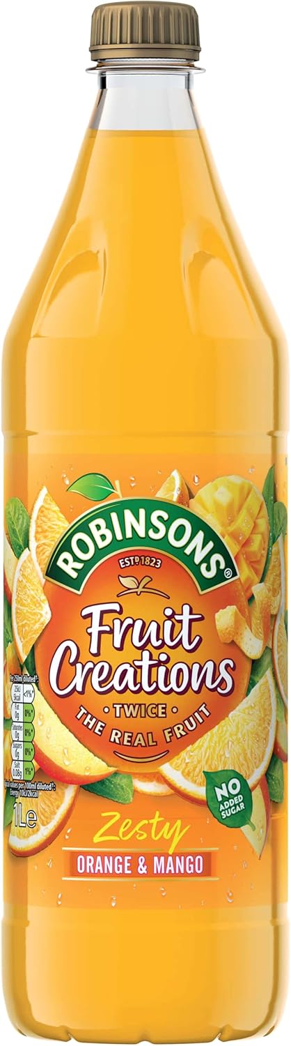 Robinsons Fruit Creations Zesty Orange &amp; Mango Saftgetränk, 1000 ml 4