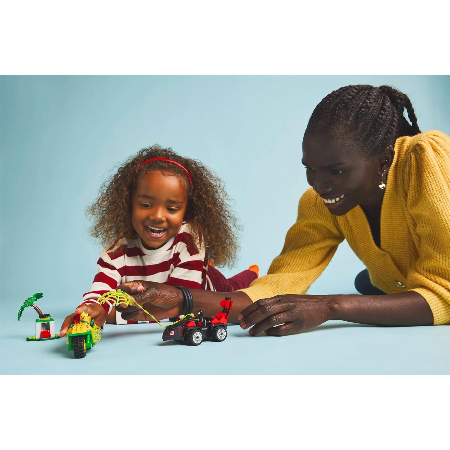 LEGO Marvel Spin and Electro Dinosaur Vehicle Chase Set - Buildable Super Hero Playset for Kids 4+ 7