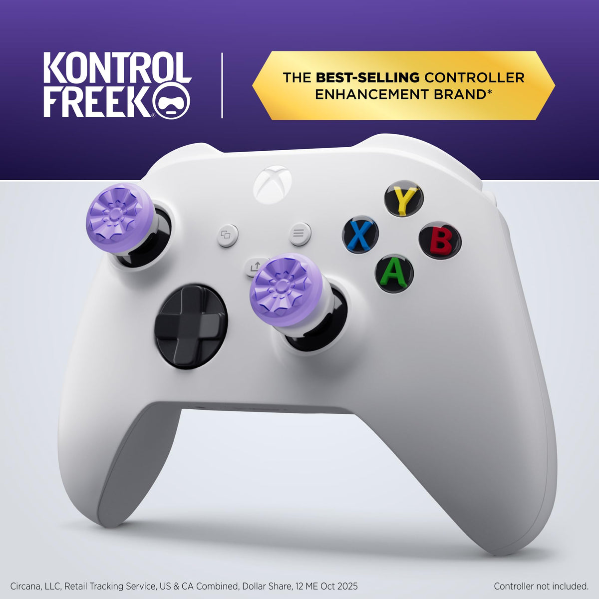 KontrolFreek FPS Freek Galaxy Purple Thumbstick Extenders for Xbox One & Xbox Series X/S