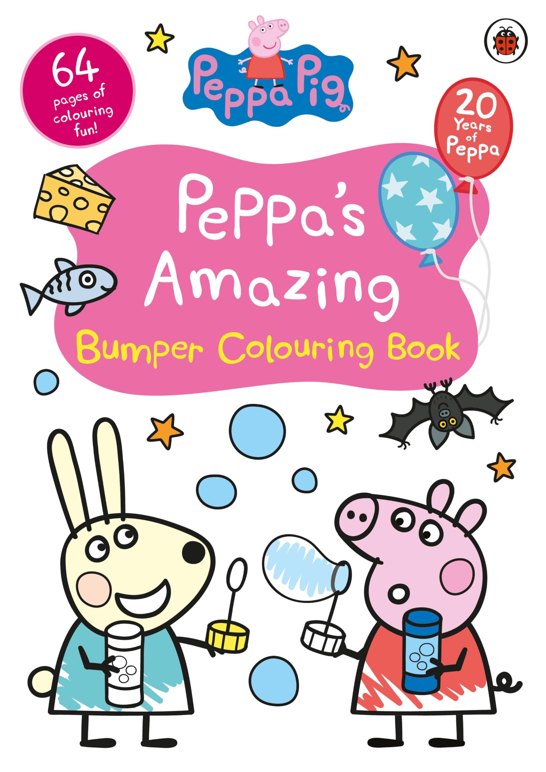 Ladybird Peppa Pig: Peppa’s Amazing Bumper Colouring Book | Paperback | 64 Pages 1