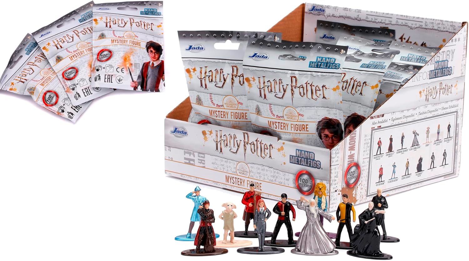 Jada Toys Harry Potter Blind Pack Display - Nanofigs Collectible Metal Figures 3