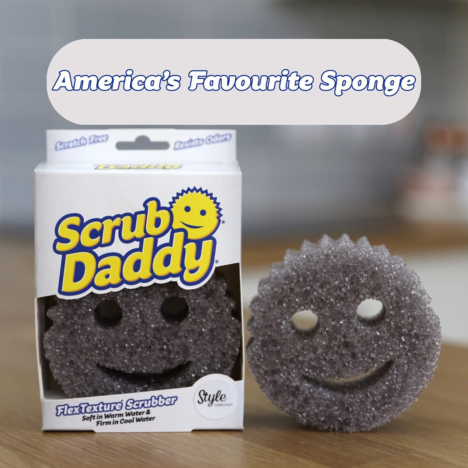 Scrub Daddy – SDSTGY FlexTexture Reinigungsschwamm für Küche und Haushalt 4