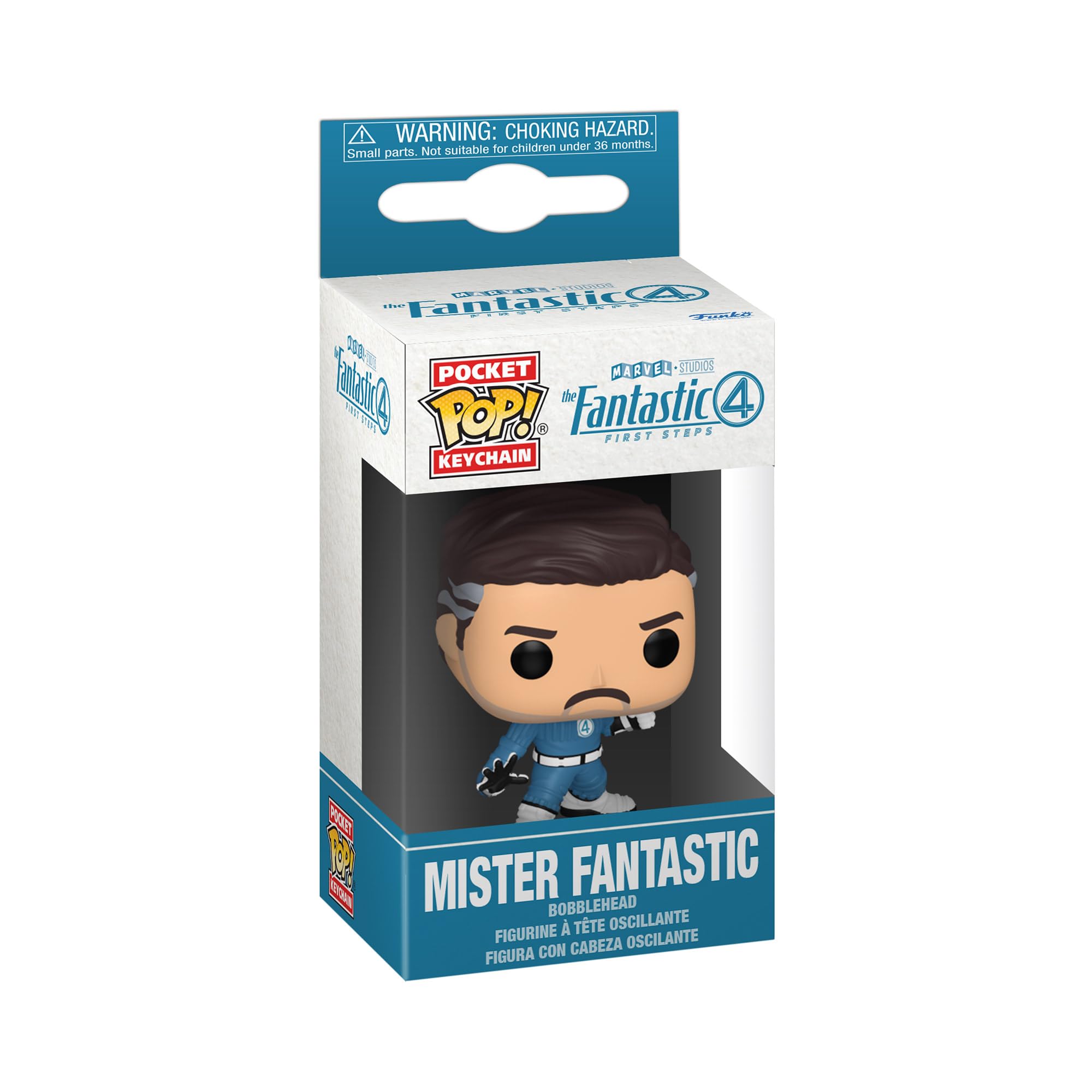 Funko Pop! Keychain: Fantastic Four (2025) - Mr. Fantastic Vinyl Figure 4