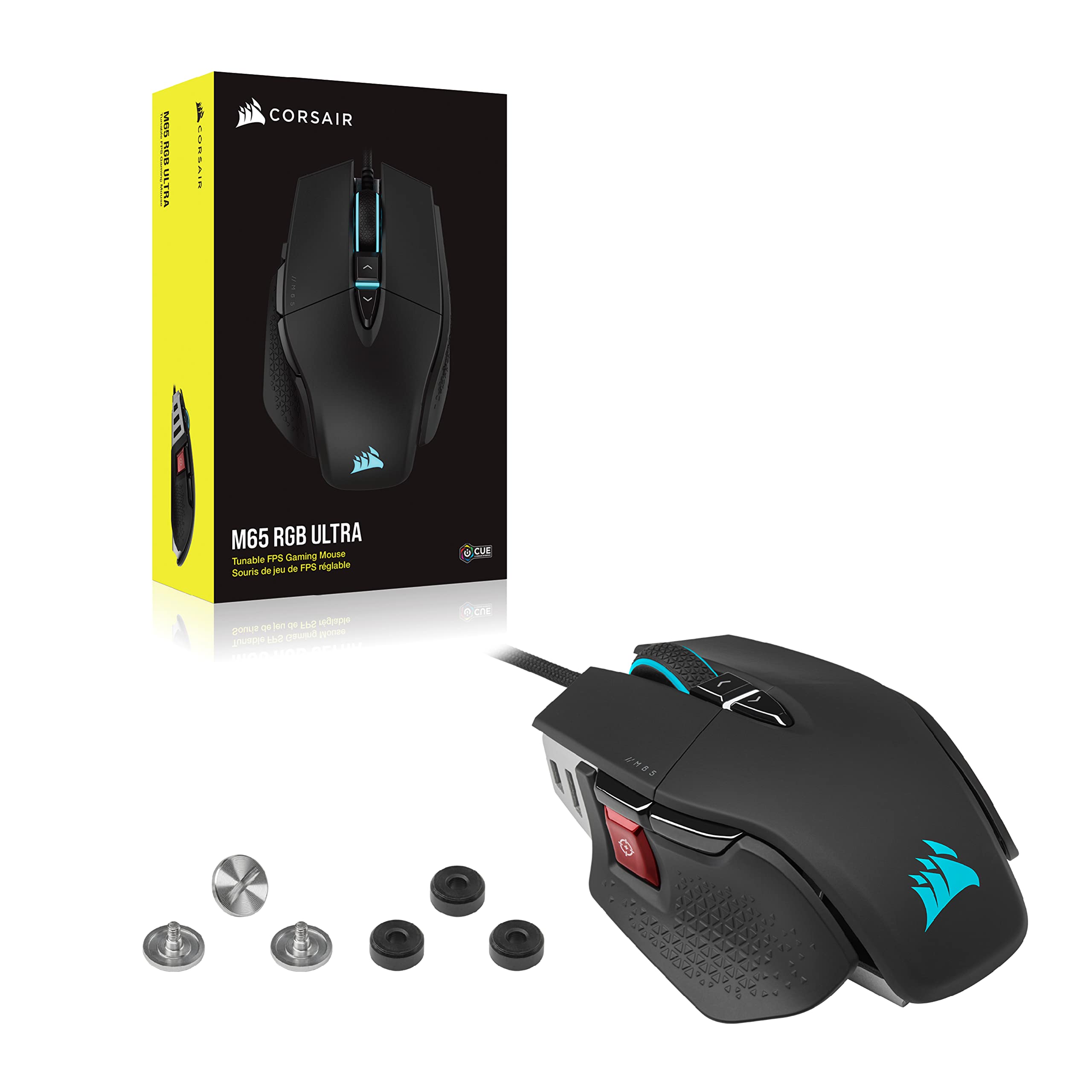 Corsair M65 RGB ULTRA Tunable FPS Gaming Mouse - CORSAIR MARKSMAN 26,000 DP