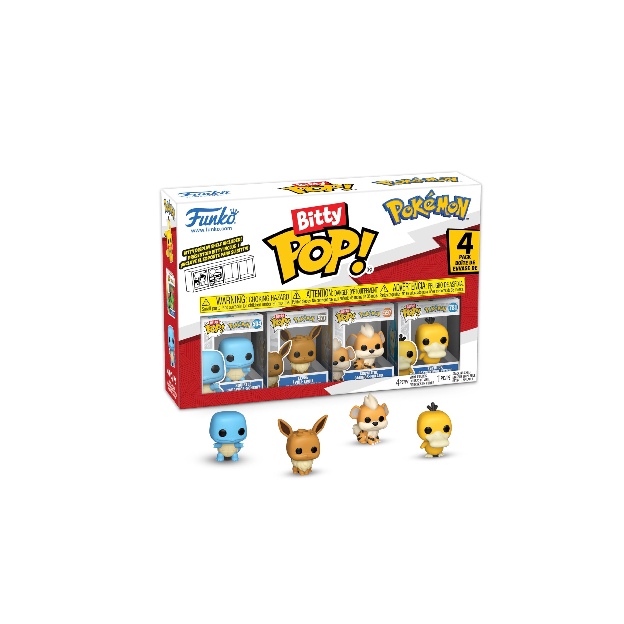Funko Bitty Pop! Pokémon - Squirtle 4PK with Mystery Mini Figure 4