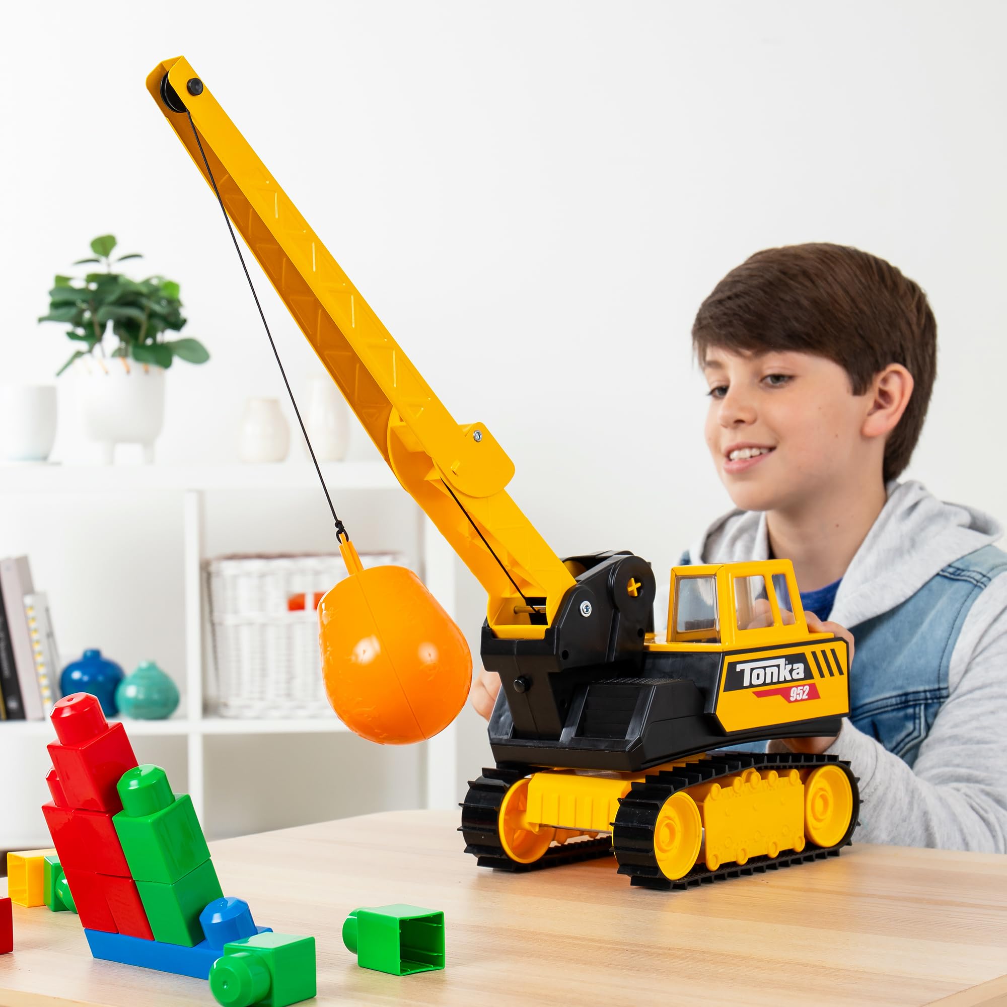 Tonka Steel Wrecking Ball - Durable Real Steel Construction Toy for Kids 4