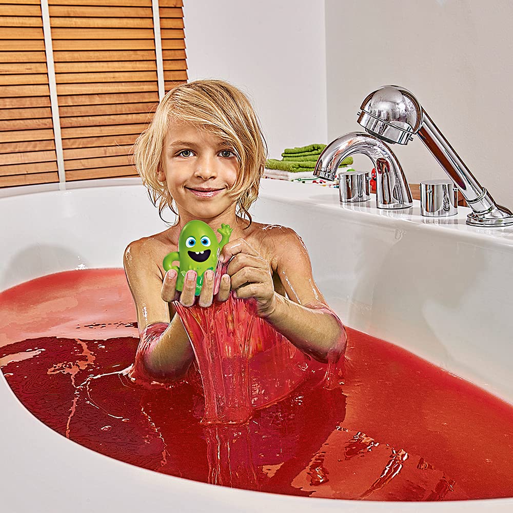 ZIMPLI Eco Slime Baff Red - 1 Bath or 4 Play Uses, Magically Turns Water into Gooey Slime 10