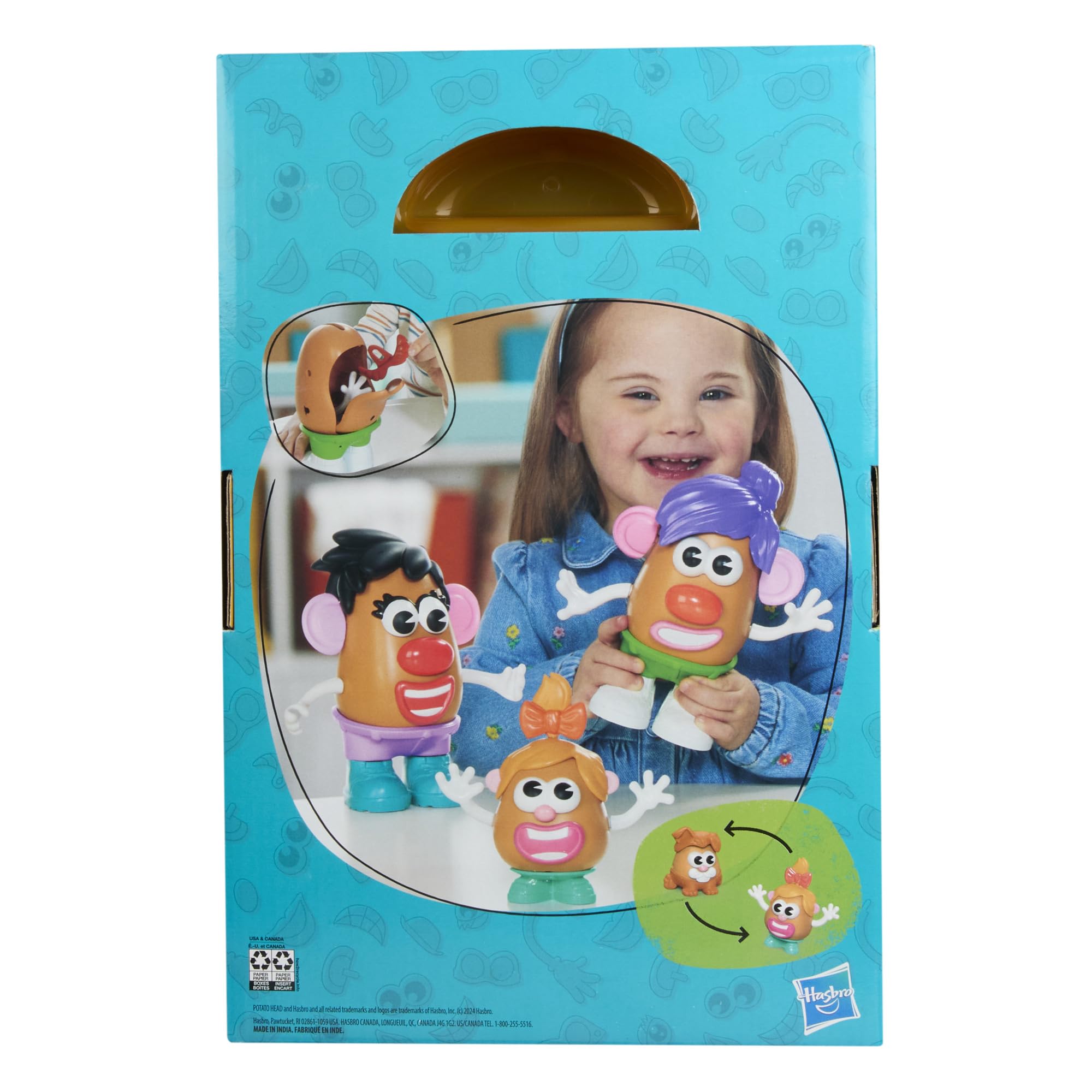 Potato Head Super Spud Spielzeugset – 42-teiliges Familienspielset mit Aufbewahrungsbehälter 5