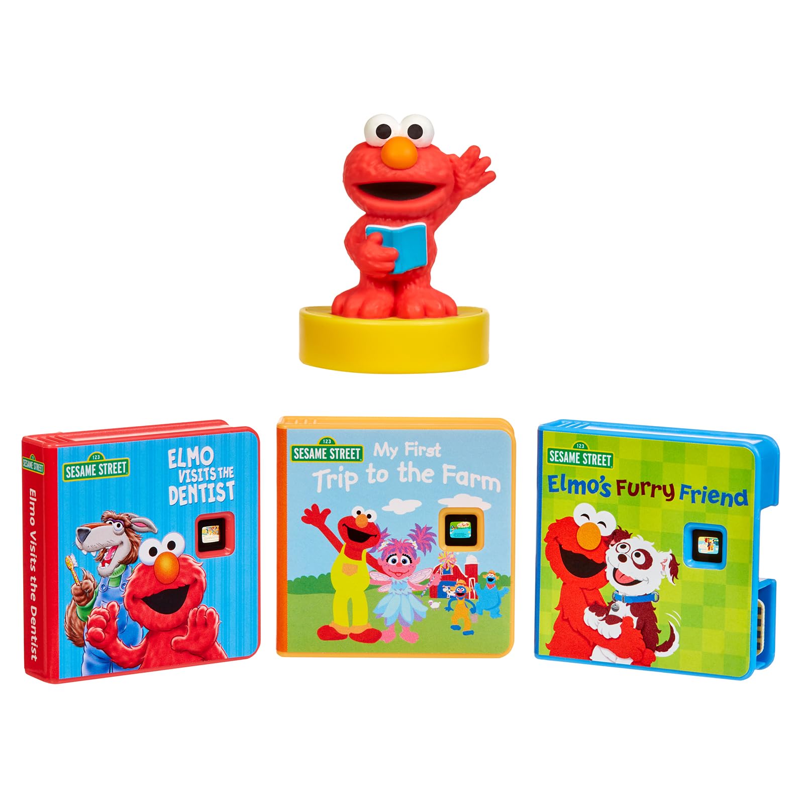 Little Tikes Story Dream Machine Sesame Street Elmo Collection - 3 Books & 1 Audio Character for Ages 3+