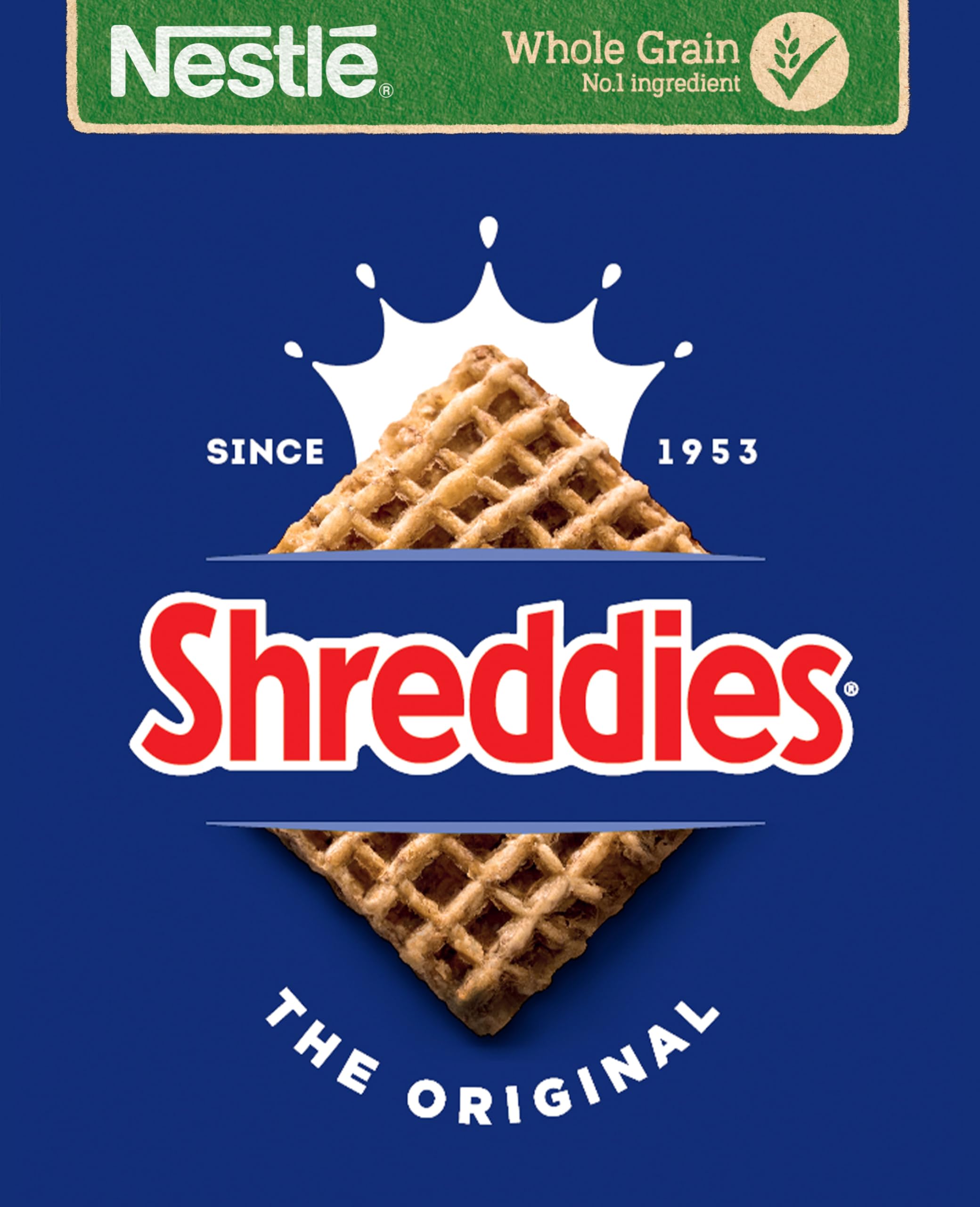 Nestlé Shreddies Original Cereal 390g - High in Fibre, Fortified with Vitamins & Iron