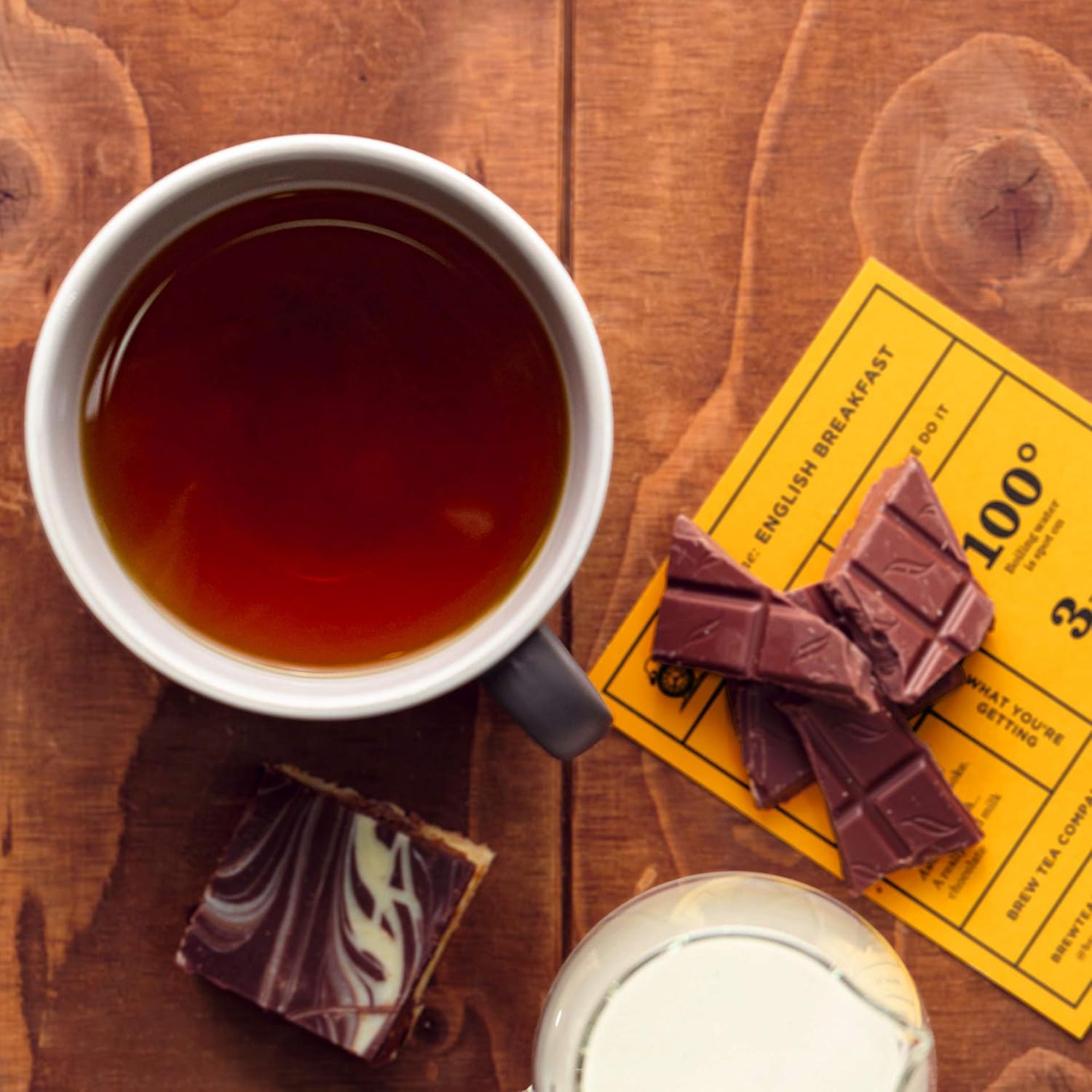 Brew Tea Co - English Breakfast Proper Tea Bags - Strong and Malty - 40 Tea Bags