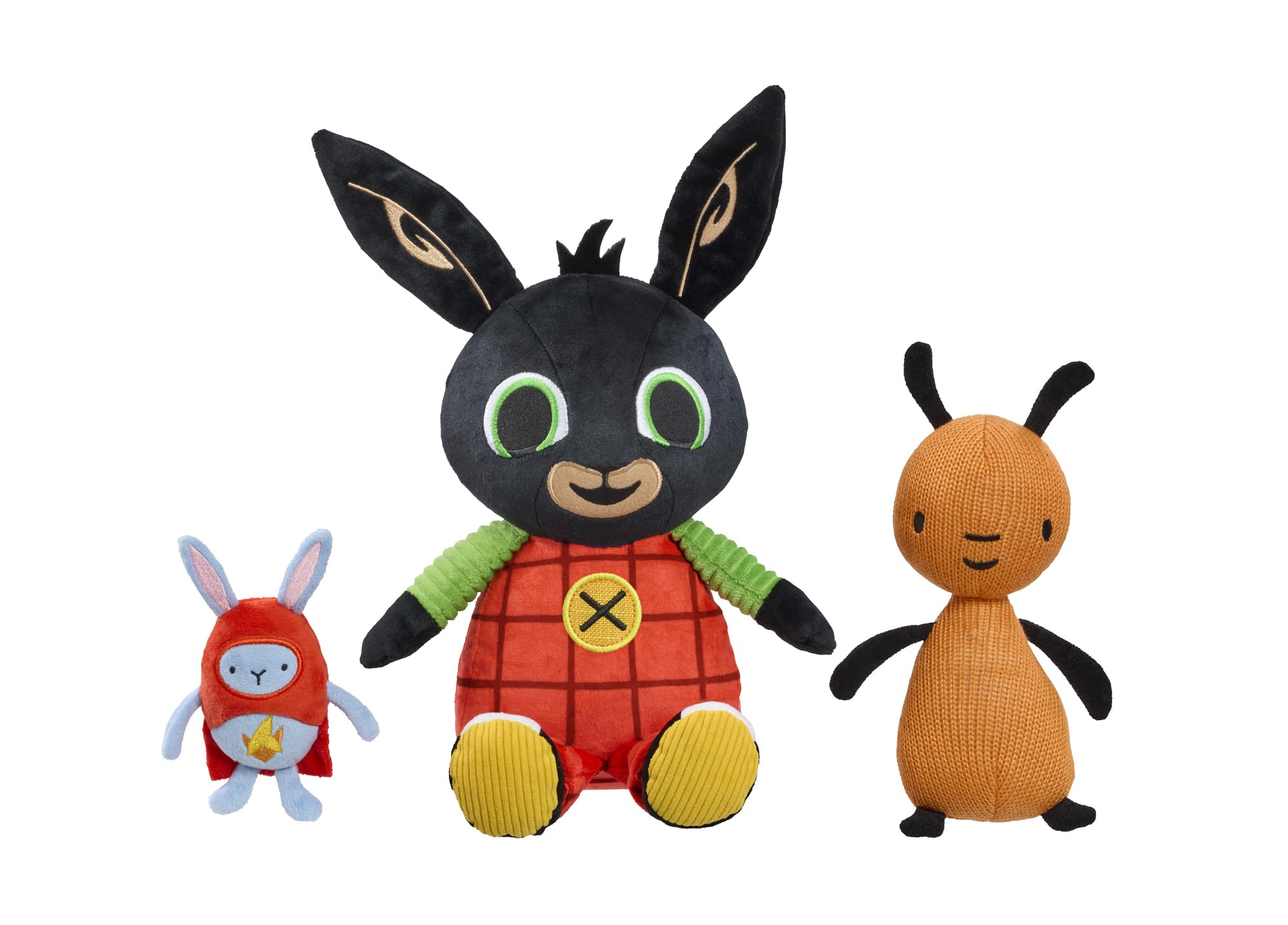 Rainbow Designs Bing, Flop & Hoppity Interactive Soft Toys - RFID Tech | 31 cm