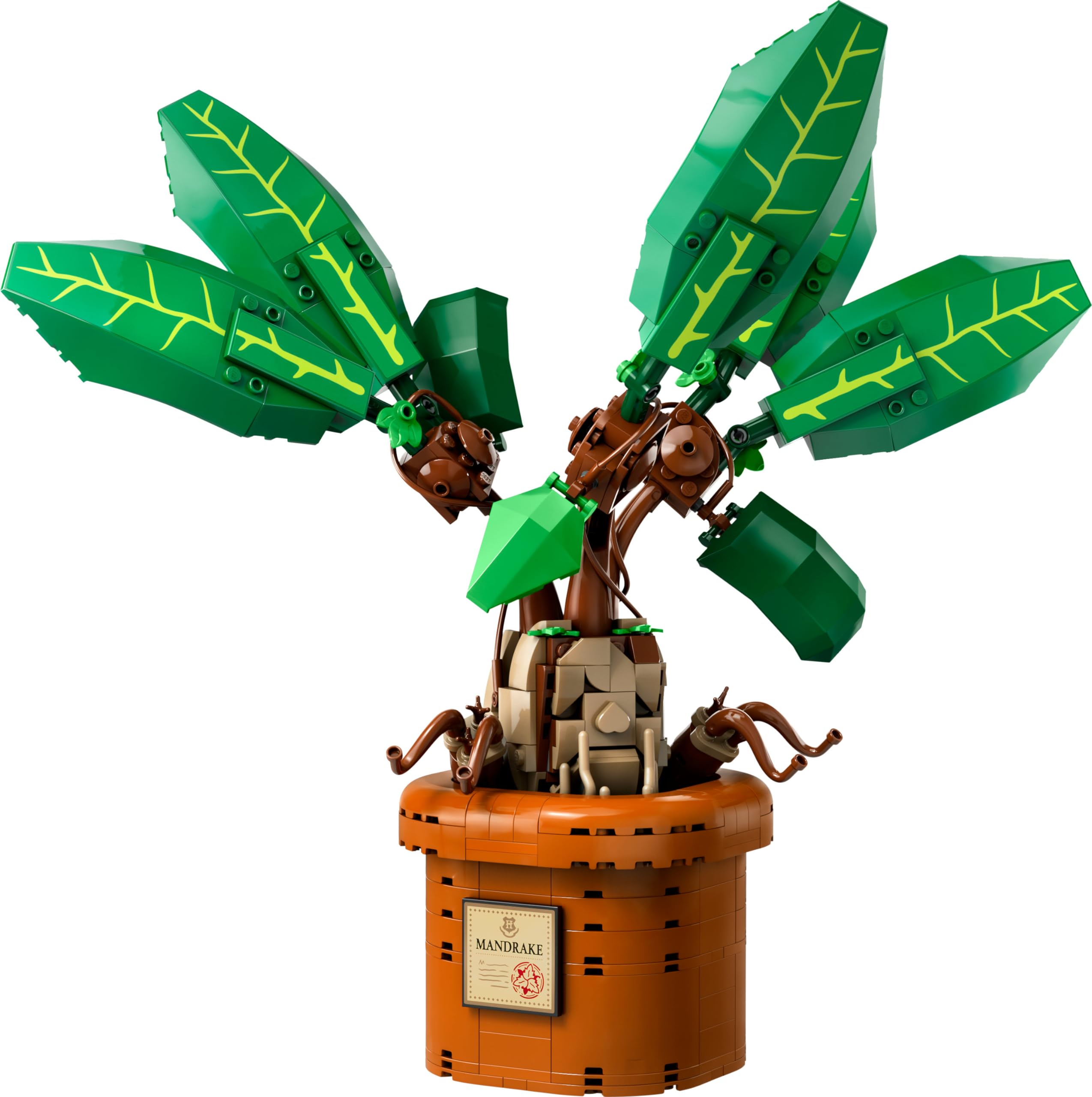 LEGO Harry Potter Mandrake Plant Toy - Buildable Magical Creature Display Set for Ages 10+ 11