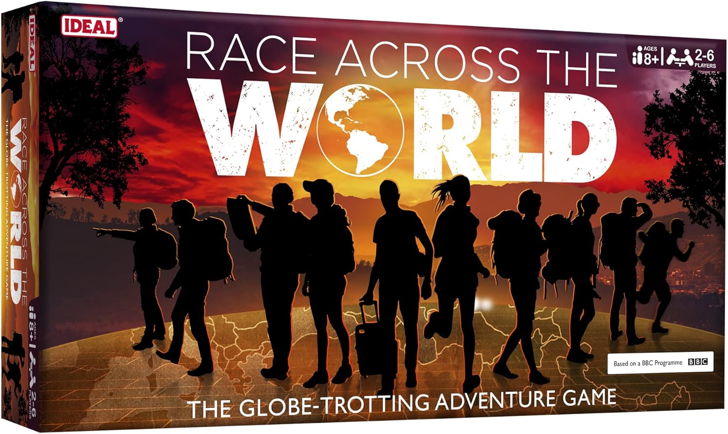 IDEAL Race Across the World: The Globe-Trotting Adventure Game | Board Game
